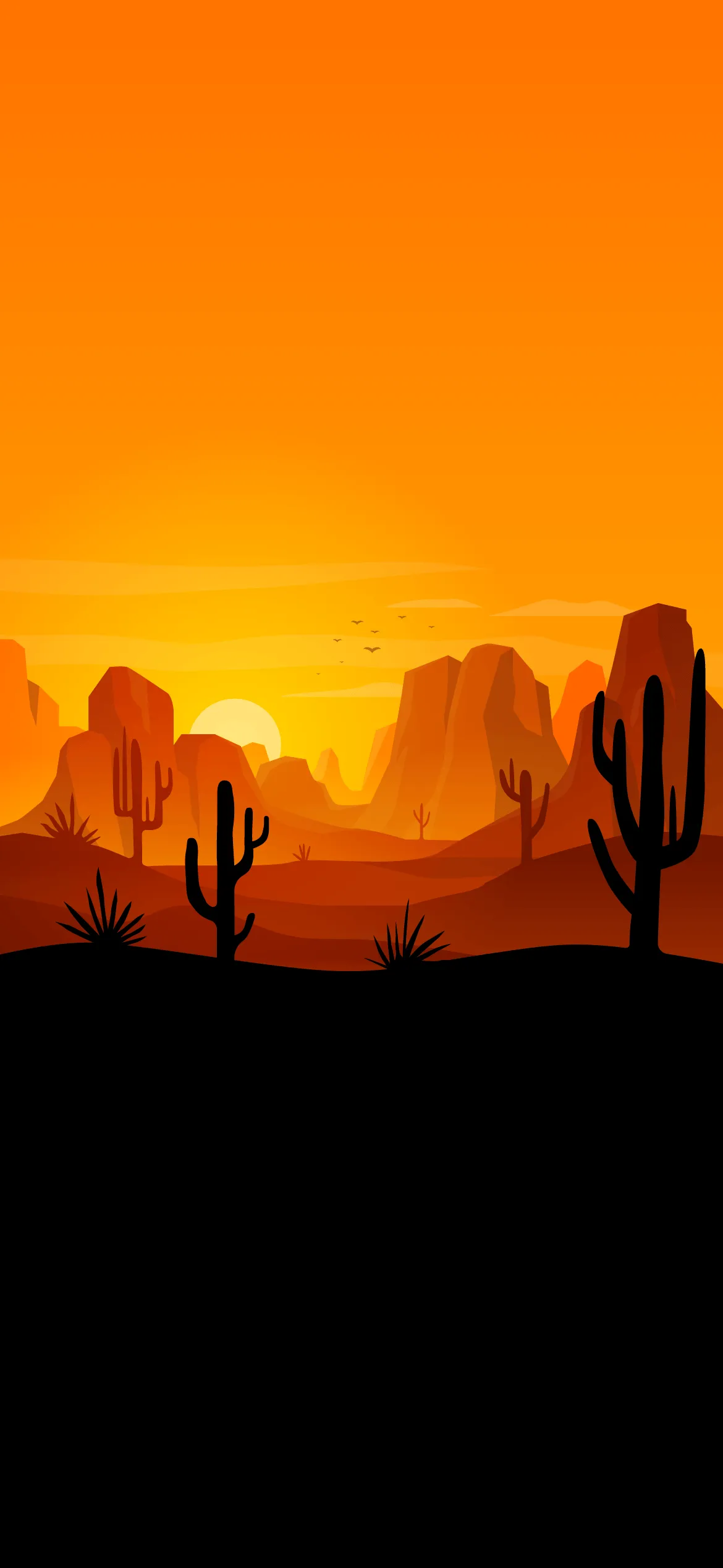MINIMALIST PHONE WALLPAPER SUNSET 4K Wallpaper. Best 4K Wallpaper for Computers