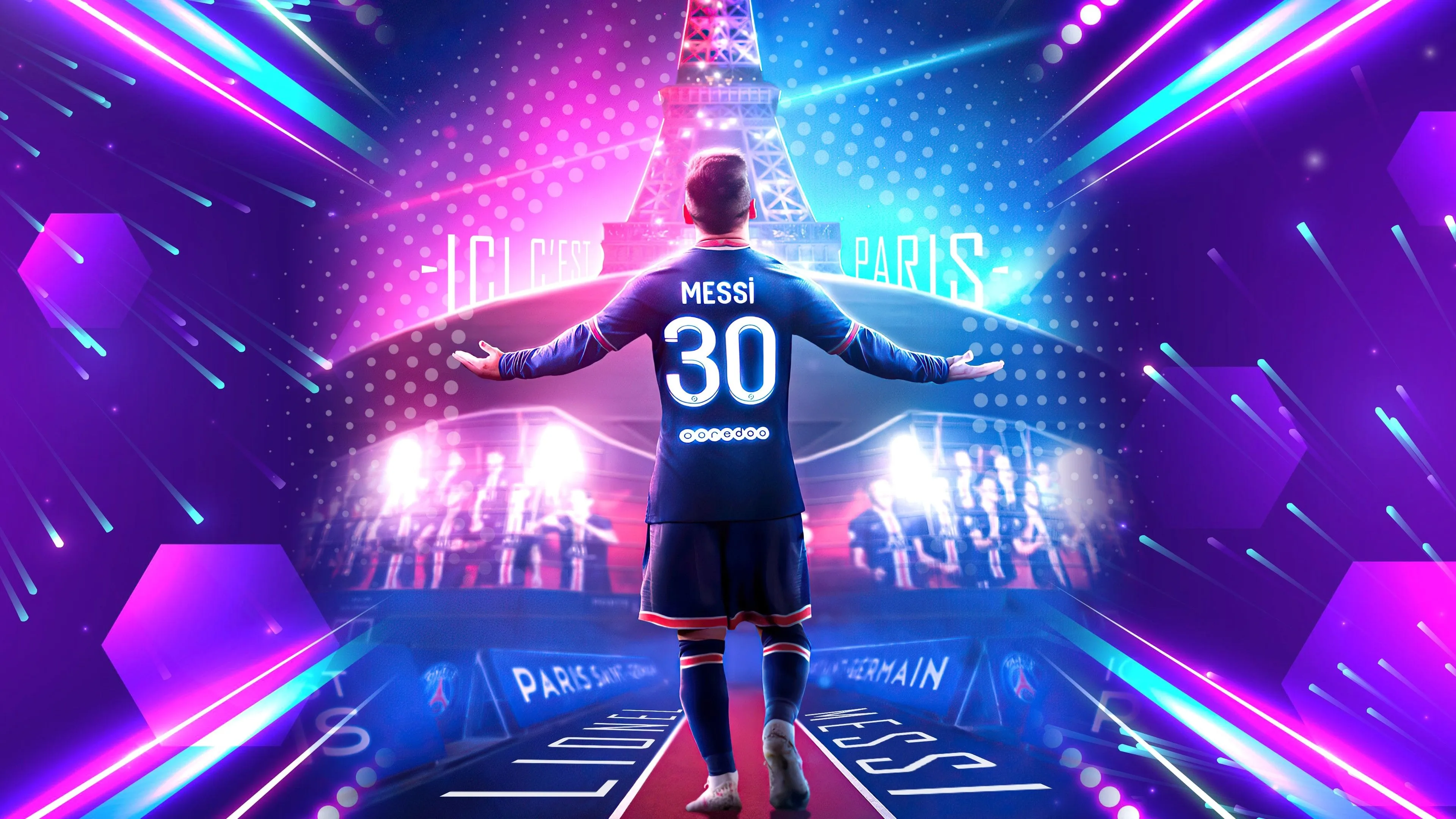 GOAT Lionel Mess PSG Wallpaper, HD Sports 4K Wallpaper, Image and Background