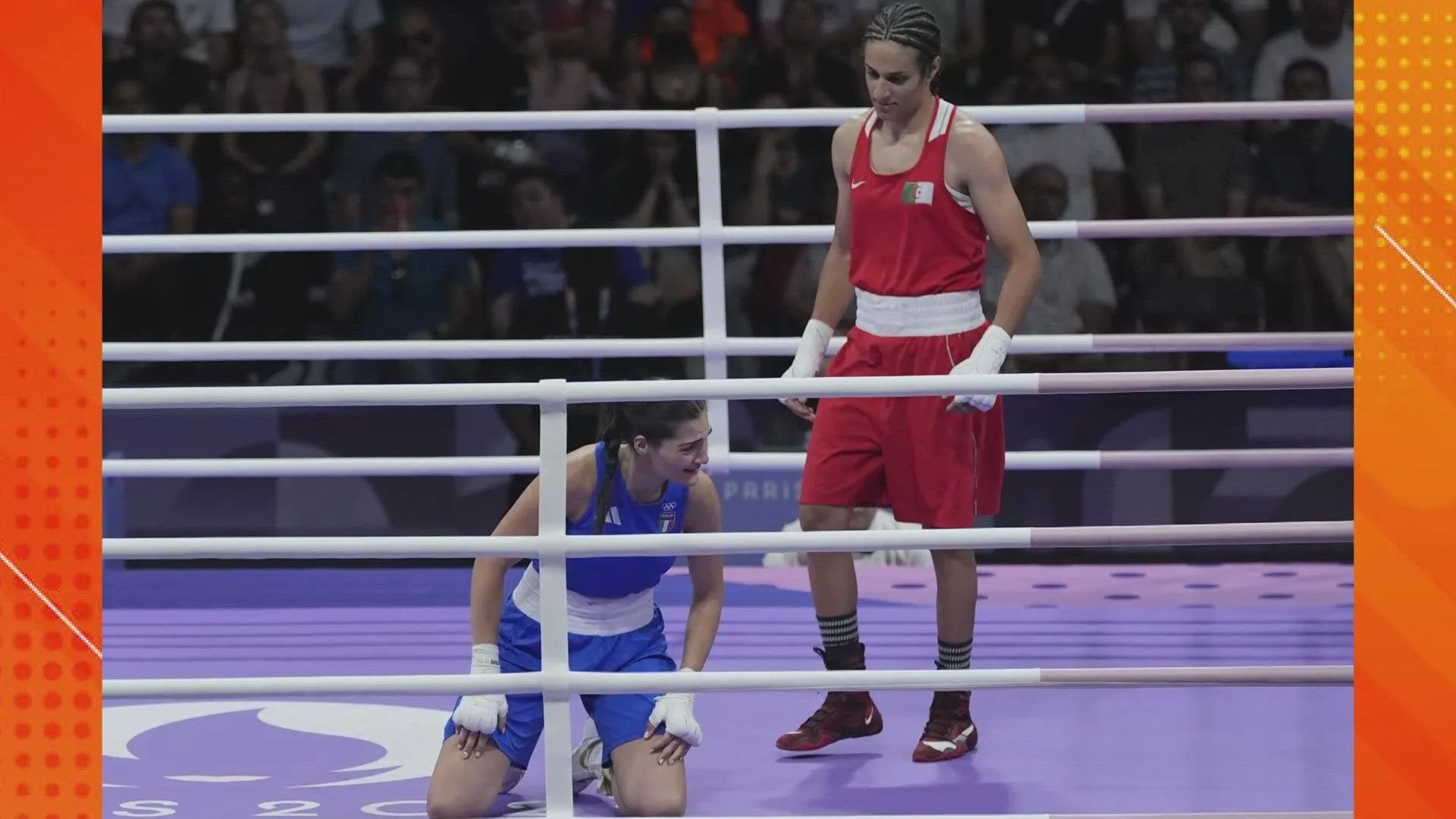 Imane Khelif Boxer Desktop Wallpaper