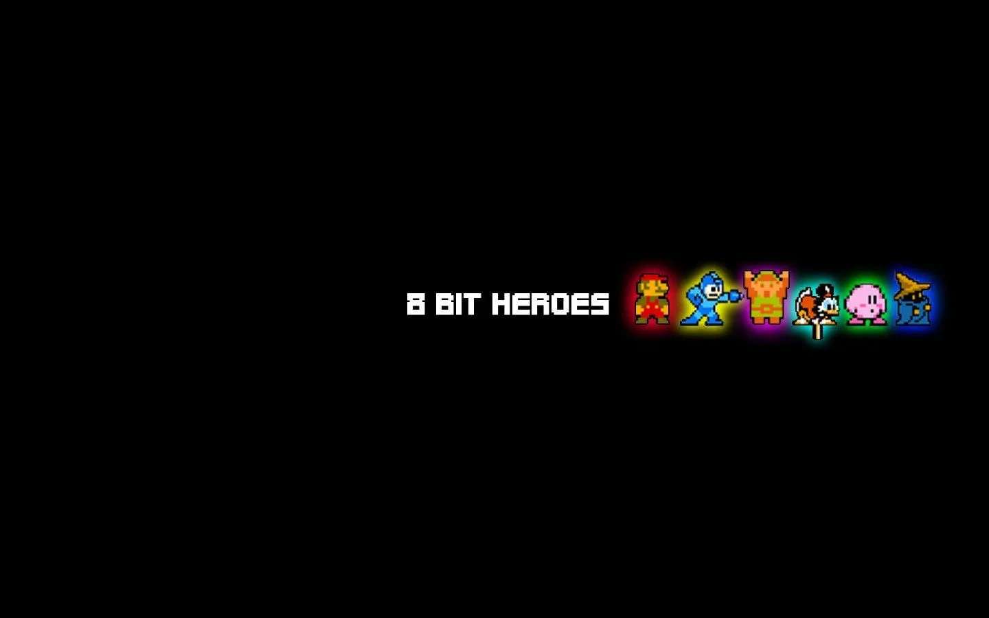 kirby, Video, Games, Link, Super, Mario, Mega, Man, Scrooge, Mcduck, Black, Mage Wallpaper HD / Desktop and Mobile Background