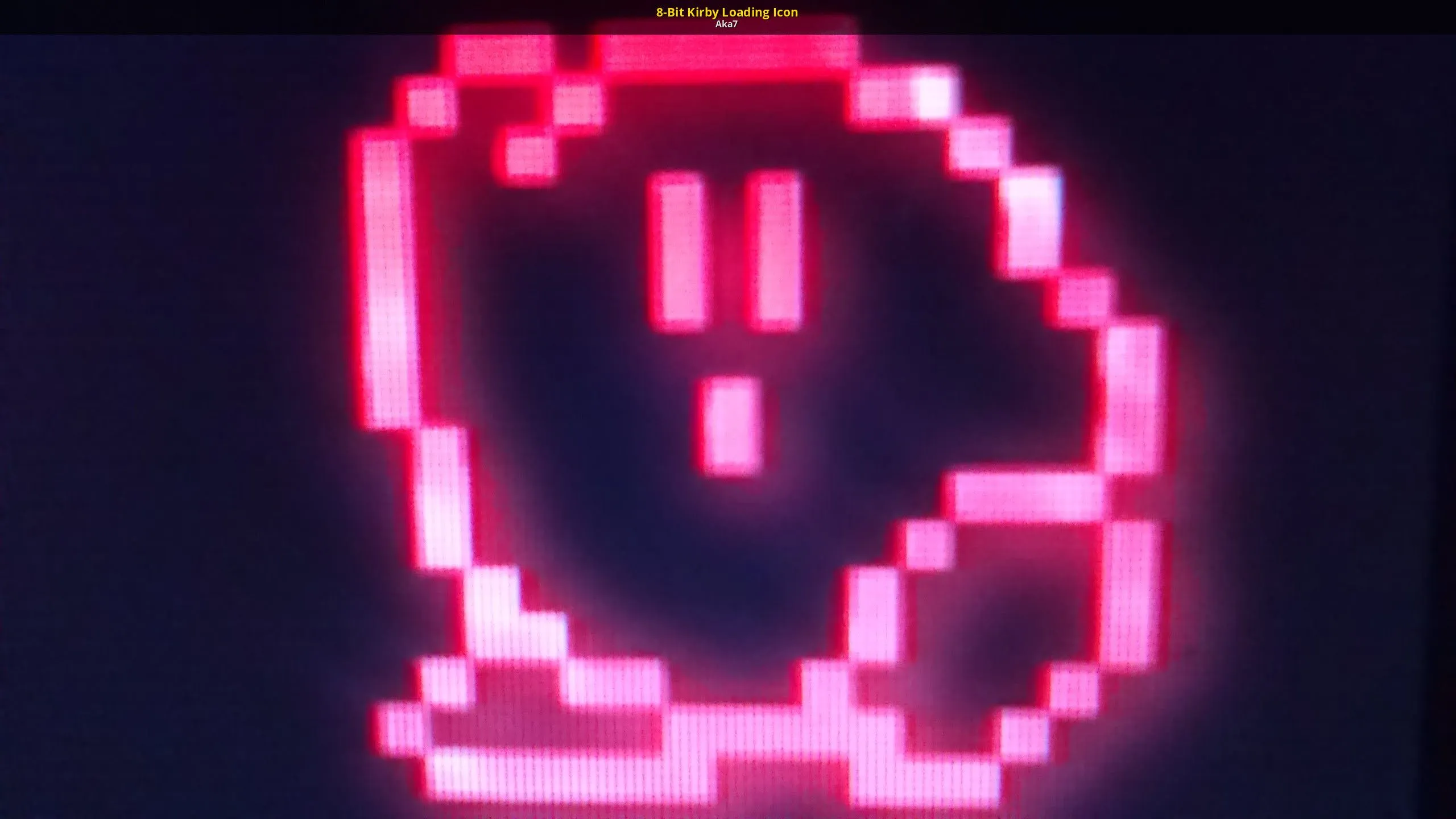 8 Bit Kirby Loading Icon Mod For Super Smash Bros. (Wii U)