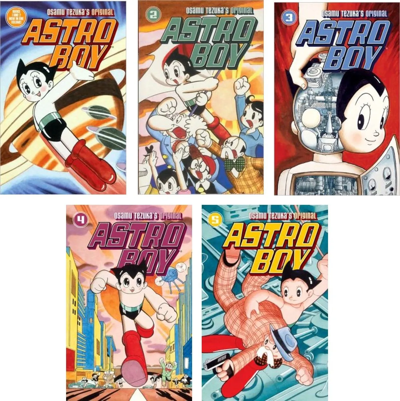 Astro Boy (vols. 1 5) By Osamu Tezuka, Translated By Frederik L. Schodt, Lettering And Retouch By Digital Chameleon