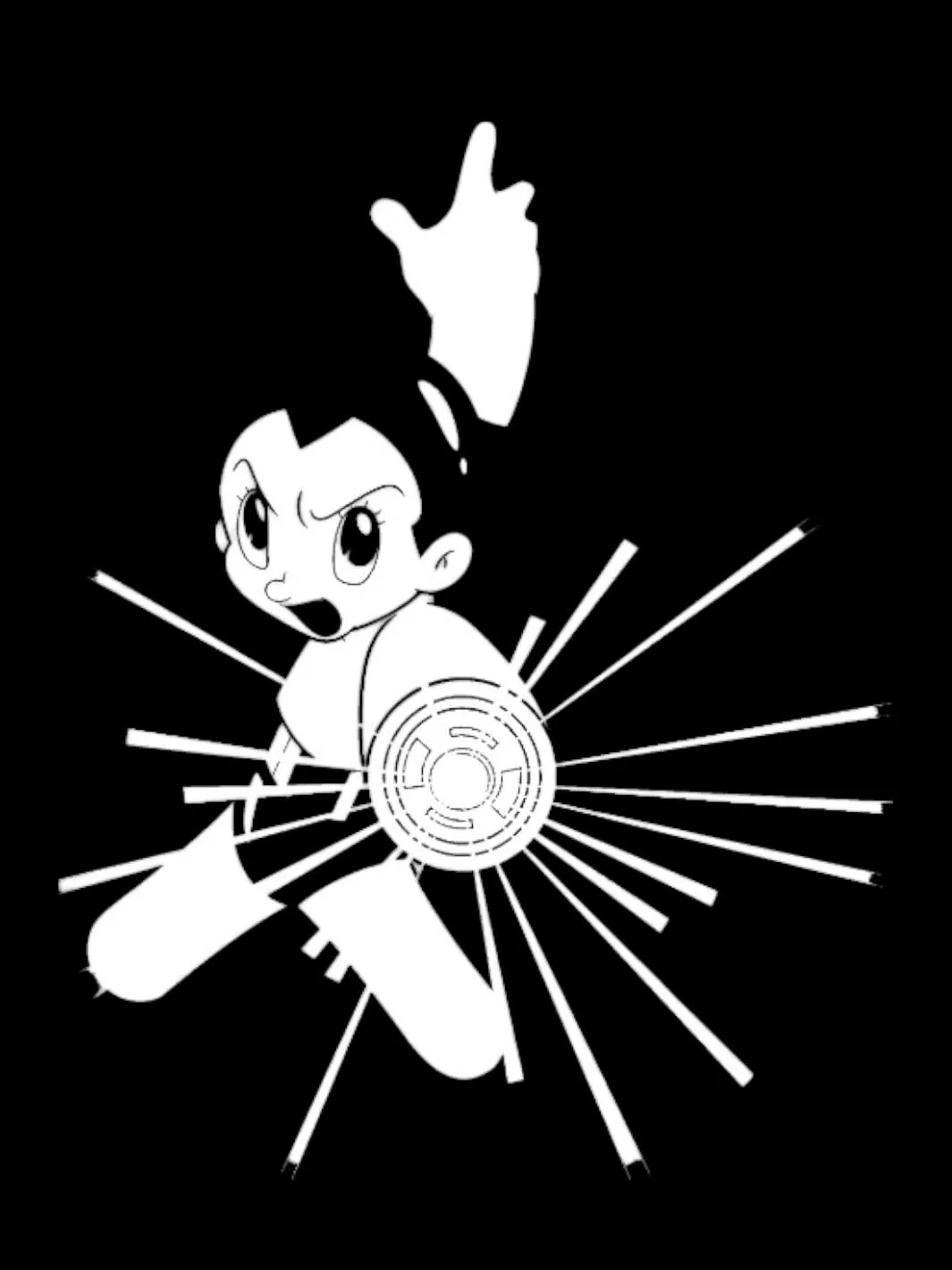 Soulhouse Astro Boy Power Surge Dynamic Anime Poster in Monochrome. Black Frame A4 Size. Classic Manga Icon. Osamu Tezuka Inspired Artwork, Amazon.in: Home & Kitchen