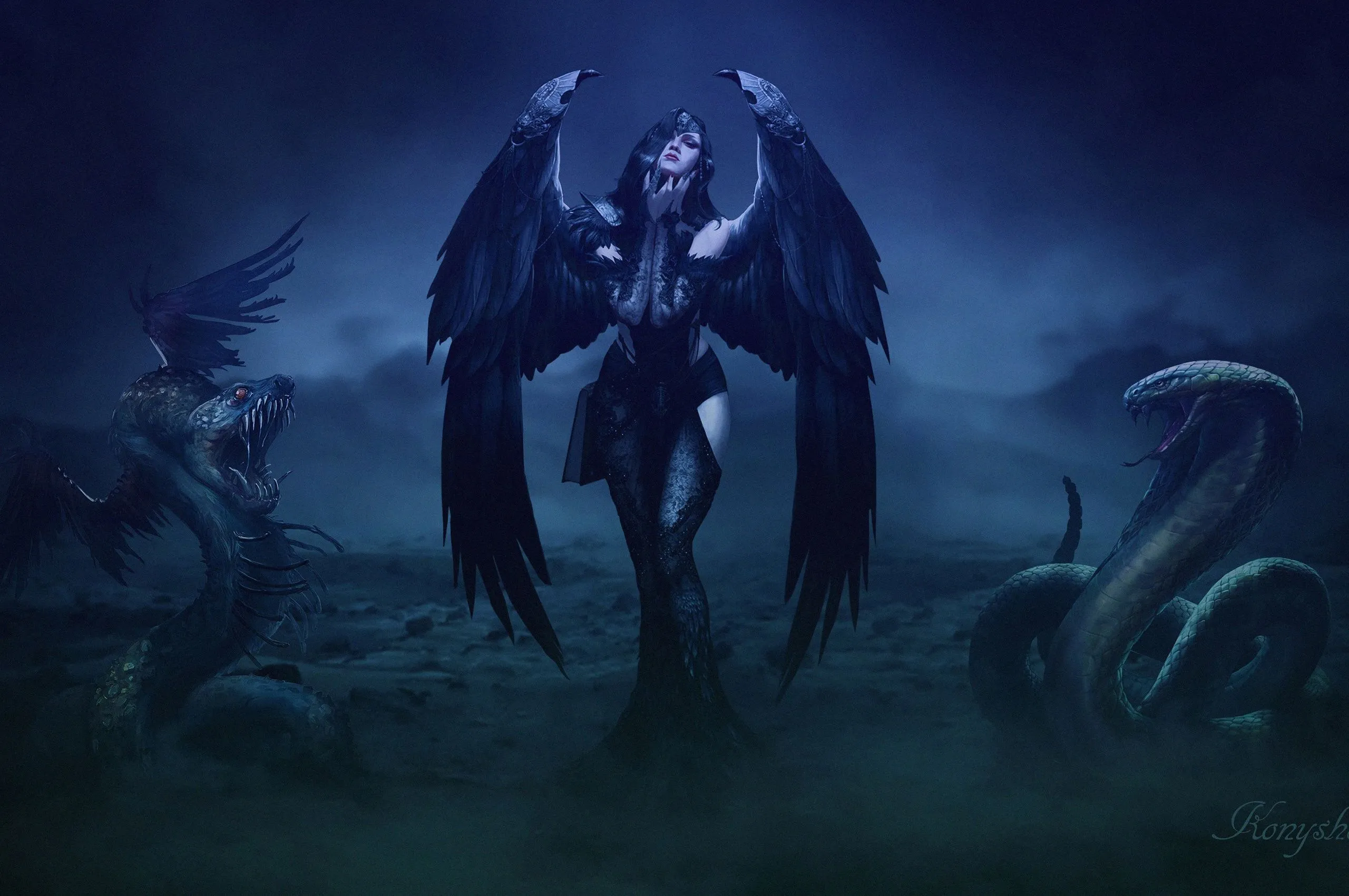 Gothic Angel 4k Chromebook Pixel , HD 4k Wallpaper, Image, Background, Photos and Picture