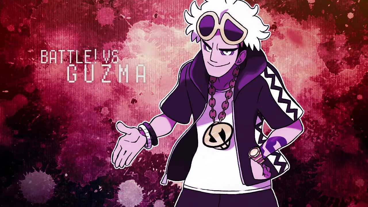 Pokémon Sun Moon! VS Team Skull Leader Guzma (Fanmade)