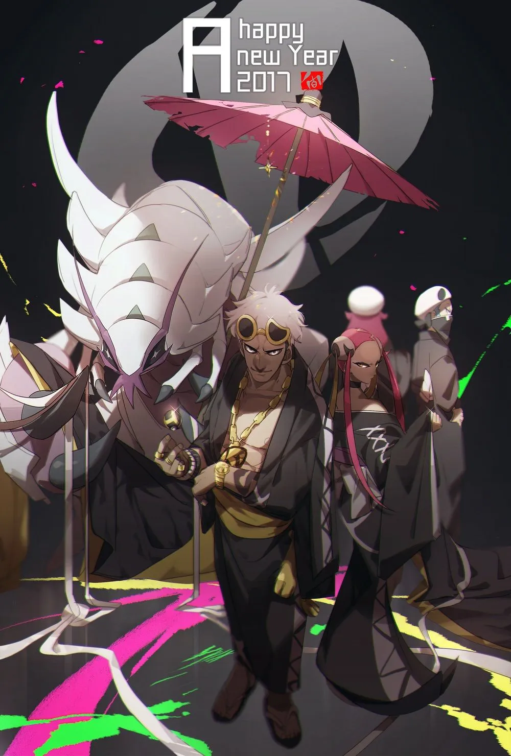Guzma, Mobile Wallpaper Anime Image Board