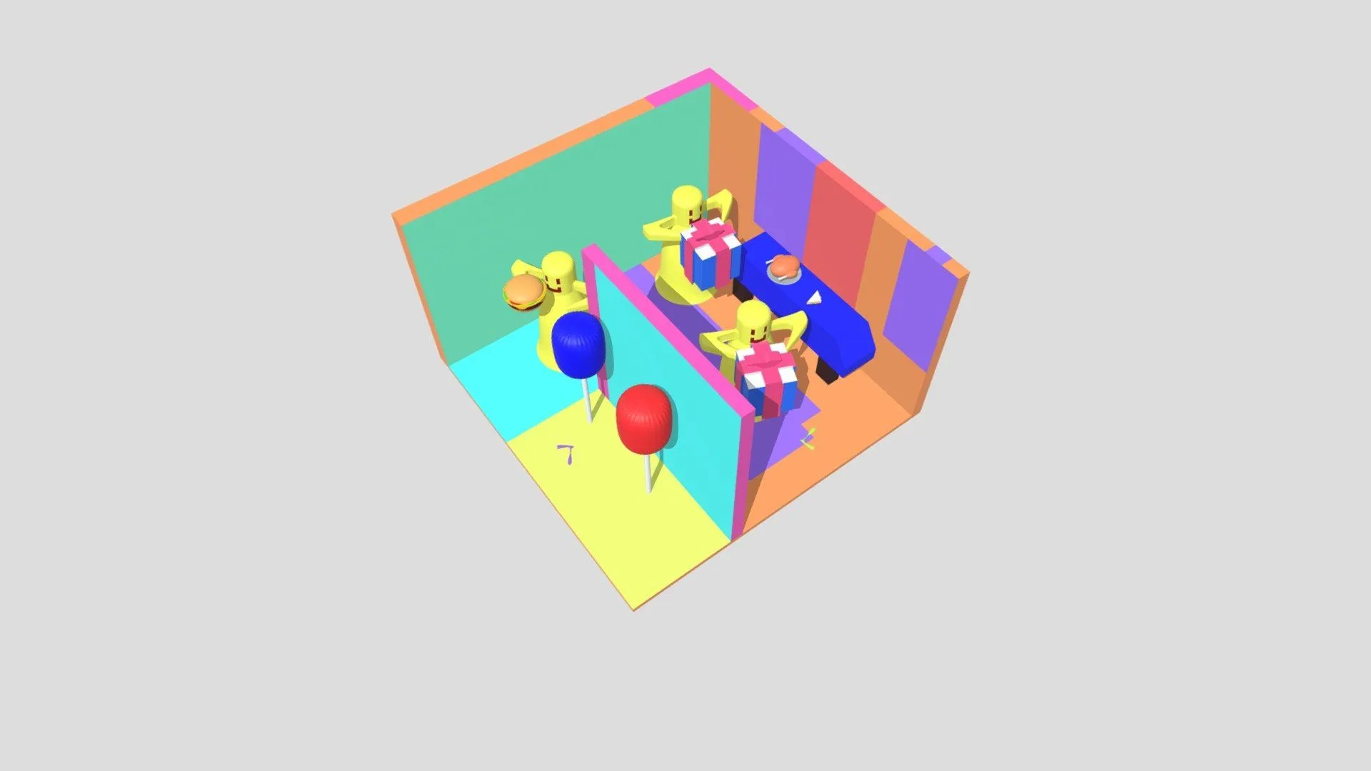 Backrooms level fun Free 3D model by timmy [4d378c2]