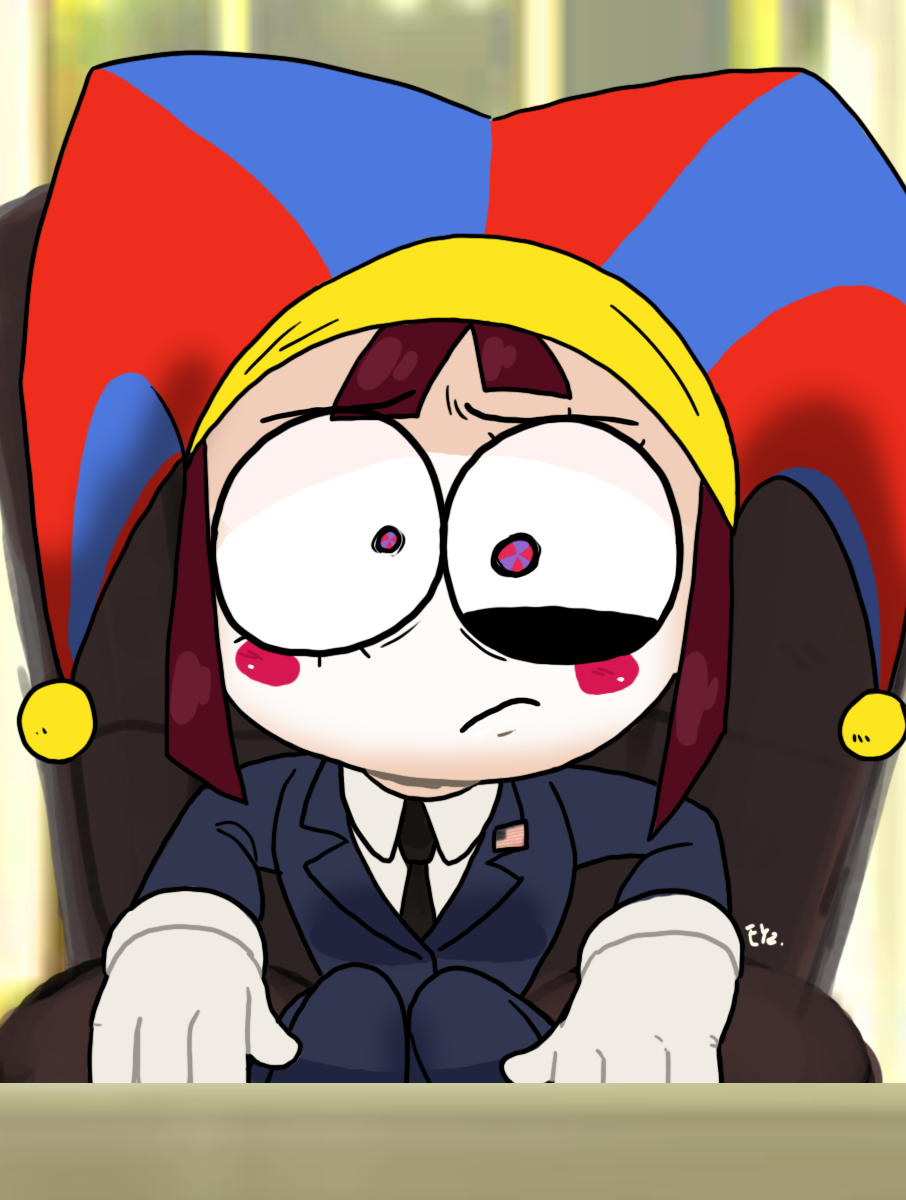 President Pomni by theEyZmaster on Newgrounds