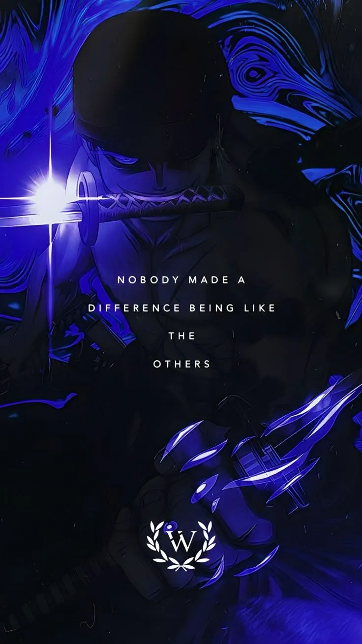 Zoro quotes wallpaper. Zoro motivational wallpaper, One piece quotes inspiration wallpaper, Anime inspirational quotes
