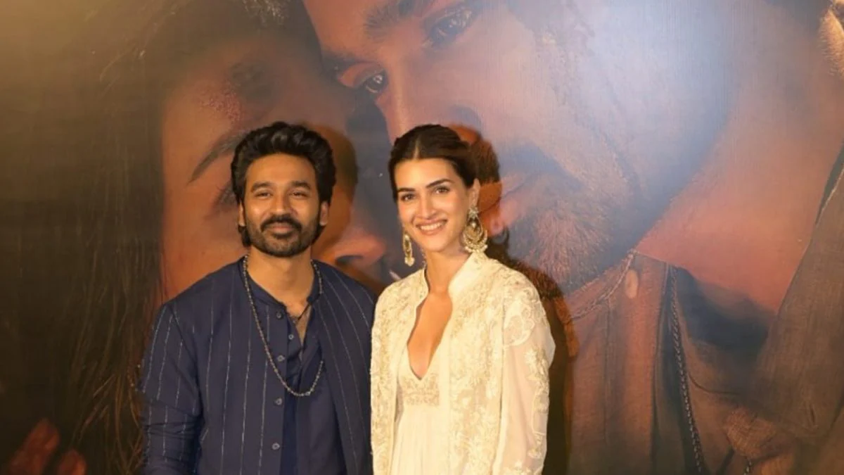 Kriti Sanon, Dhanush Launch Of Their New Film Tere Ishq Mein