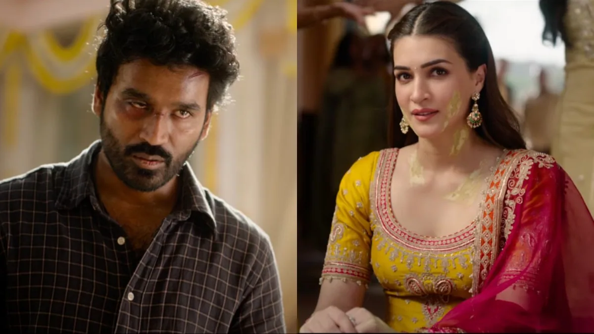 Tere Ishk Mein Teaser: प्यार-दर्द और टूटे रिश्ते की कहानी 'तेरे इश्क में', धनुष-कृति करेंगे कमाल Ishk Mein teaser Dhanush Kriti Sanon love story aanand l rai tmovp