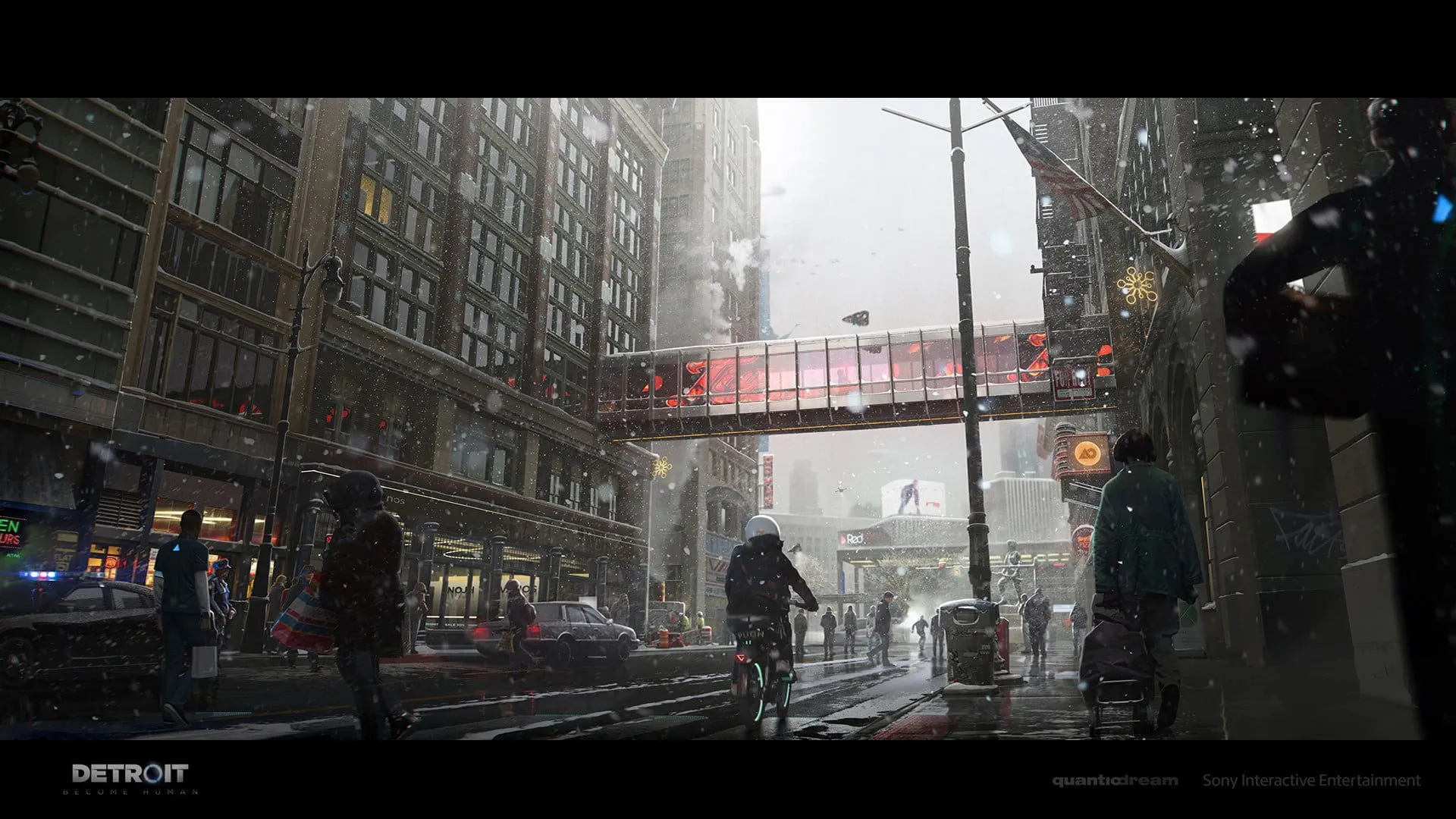 Antoine Boutin, Detroit become human, concept art, Video Game Art HD wallpaper