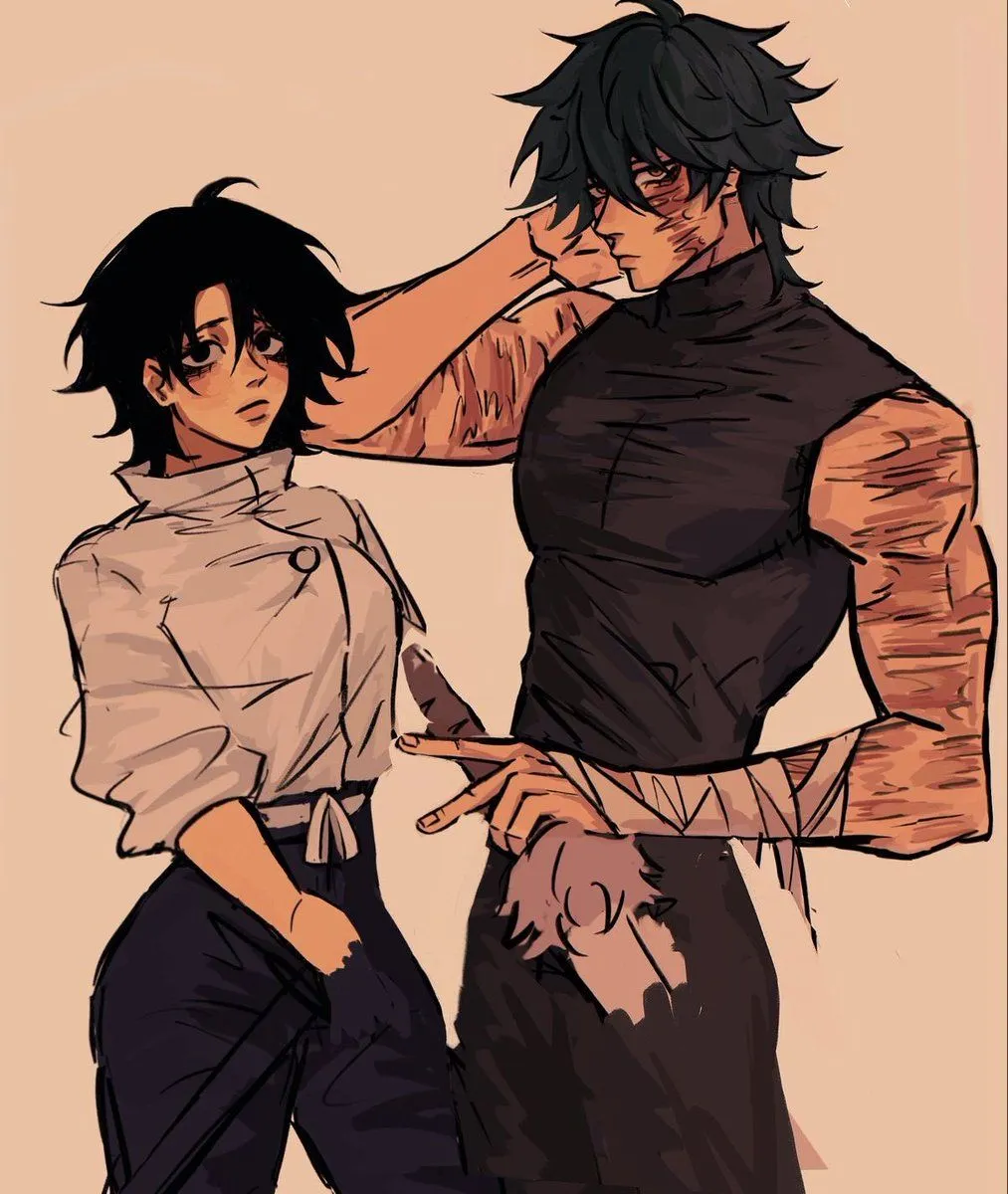 Maki x Yuta looking stunning if the gender roles were reversed