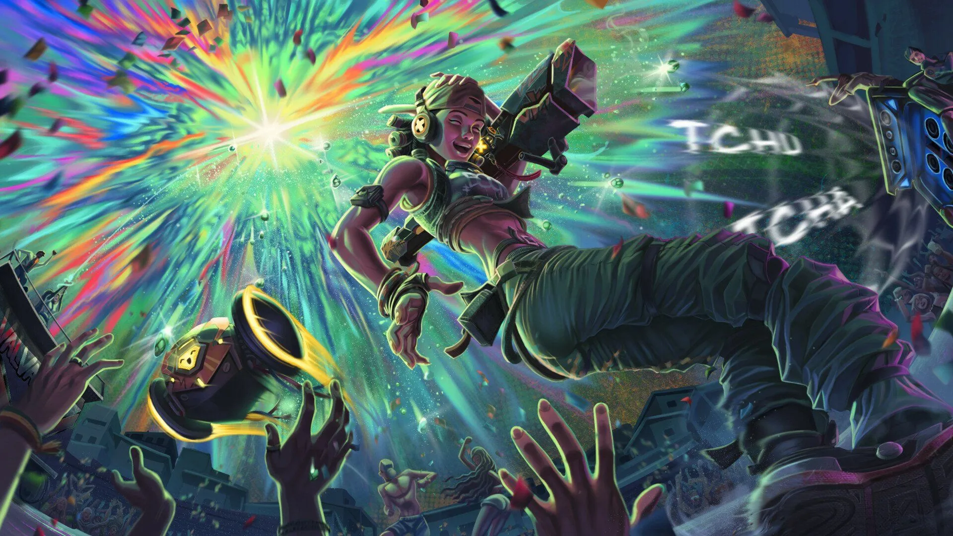 Valorant HD Wallpaper: Dynamic Action Explode in Vivid Game Art