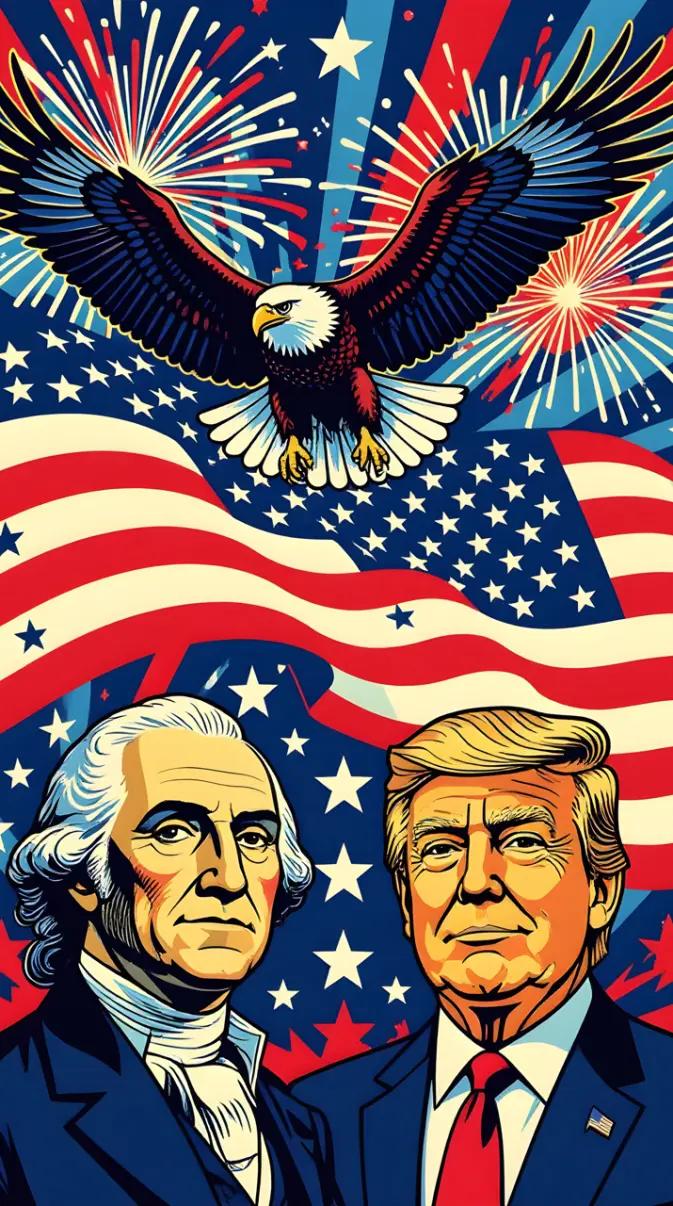 Trump America 250 wallpaper