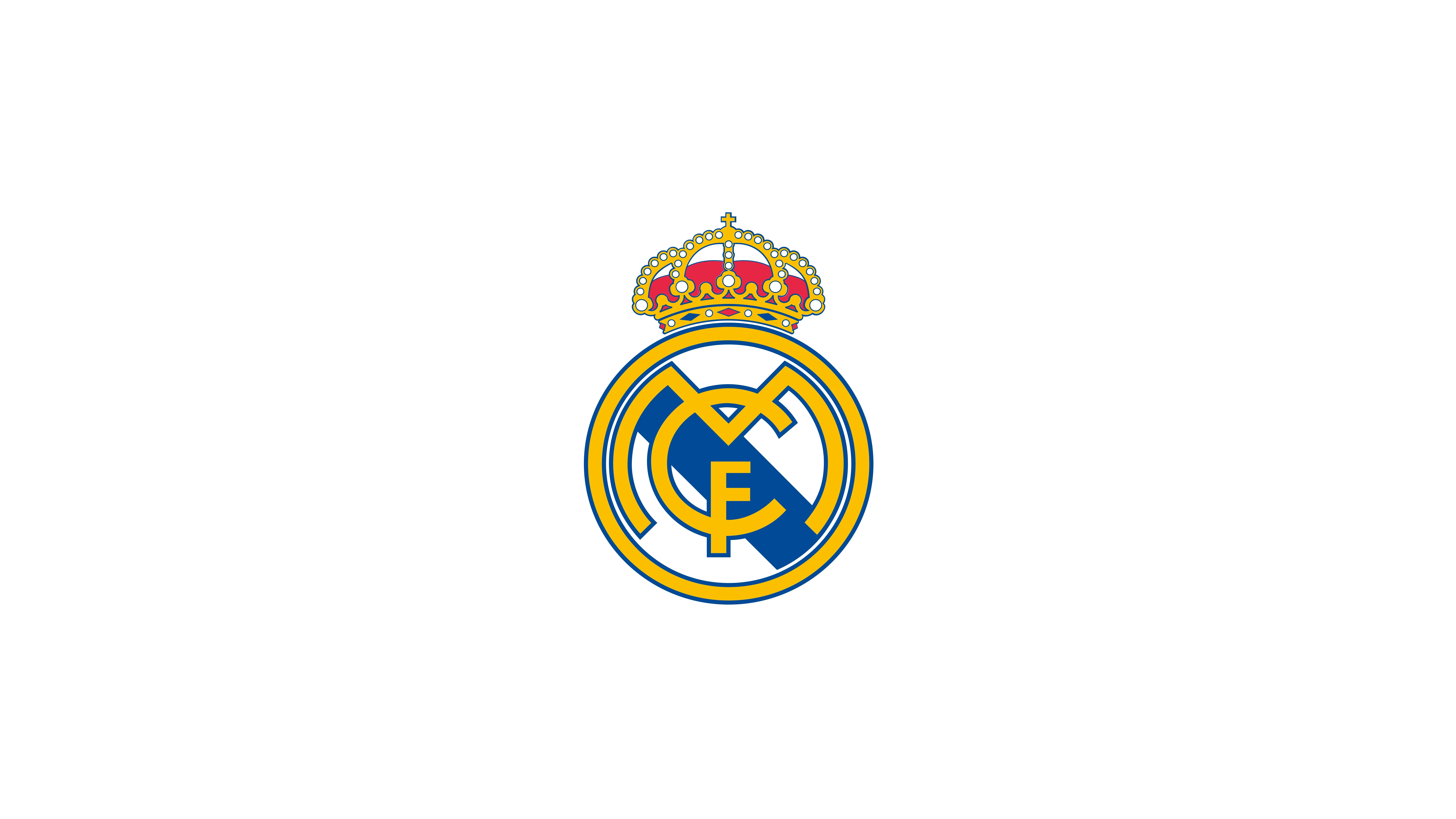 Real Madrid Logo Wallpaper 4K for Desktop