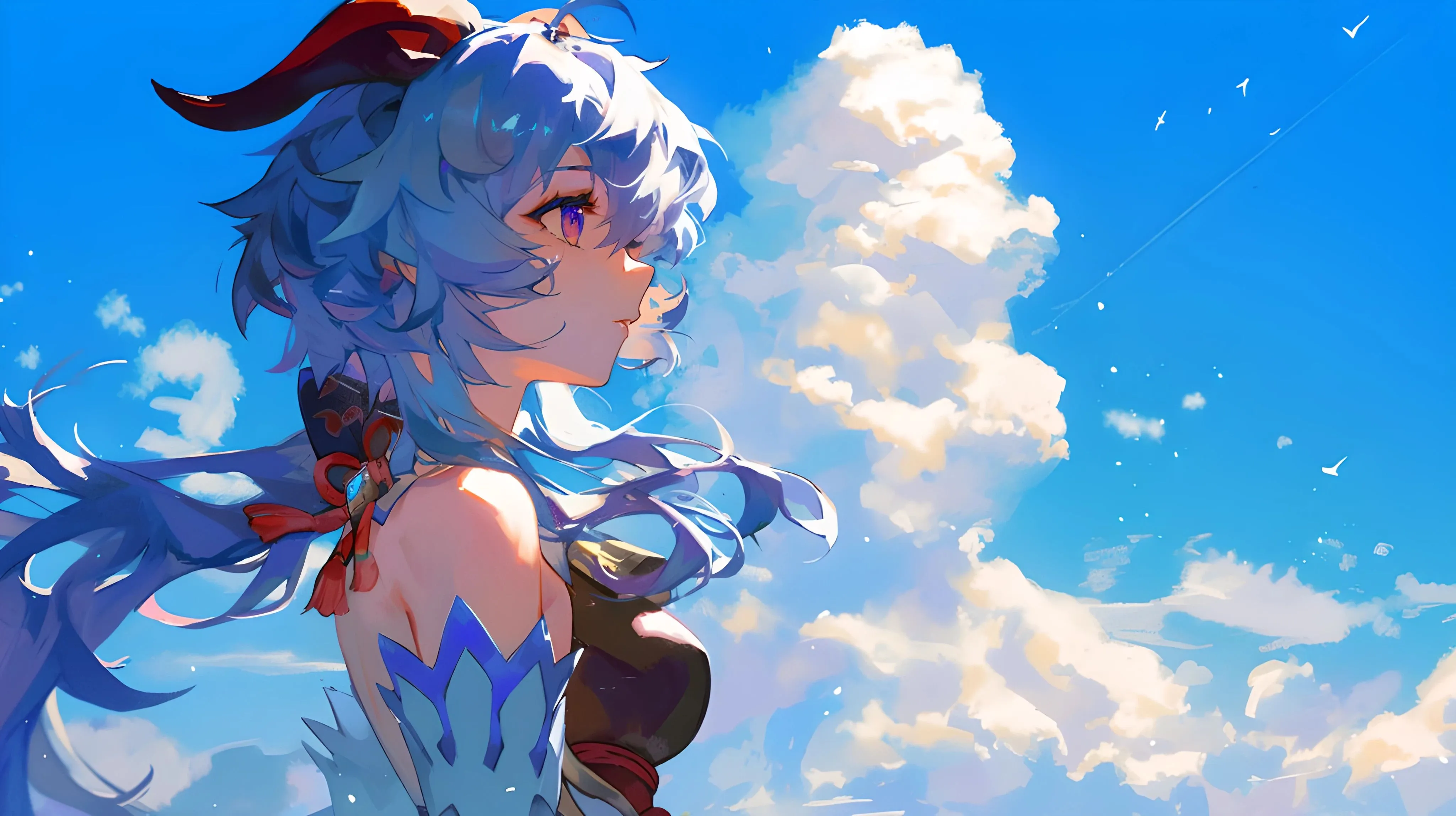 Blue Anime 4k Wallpaper and Background: Free 4K Download