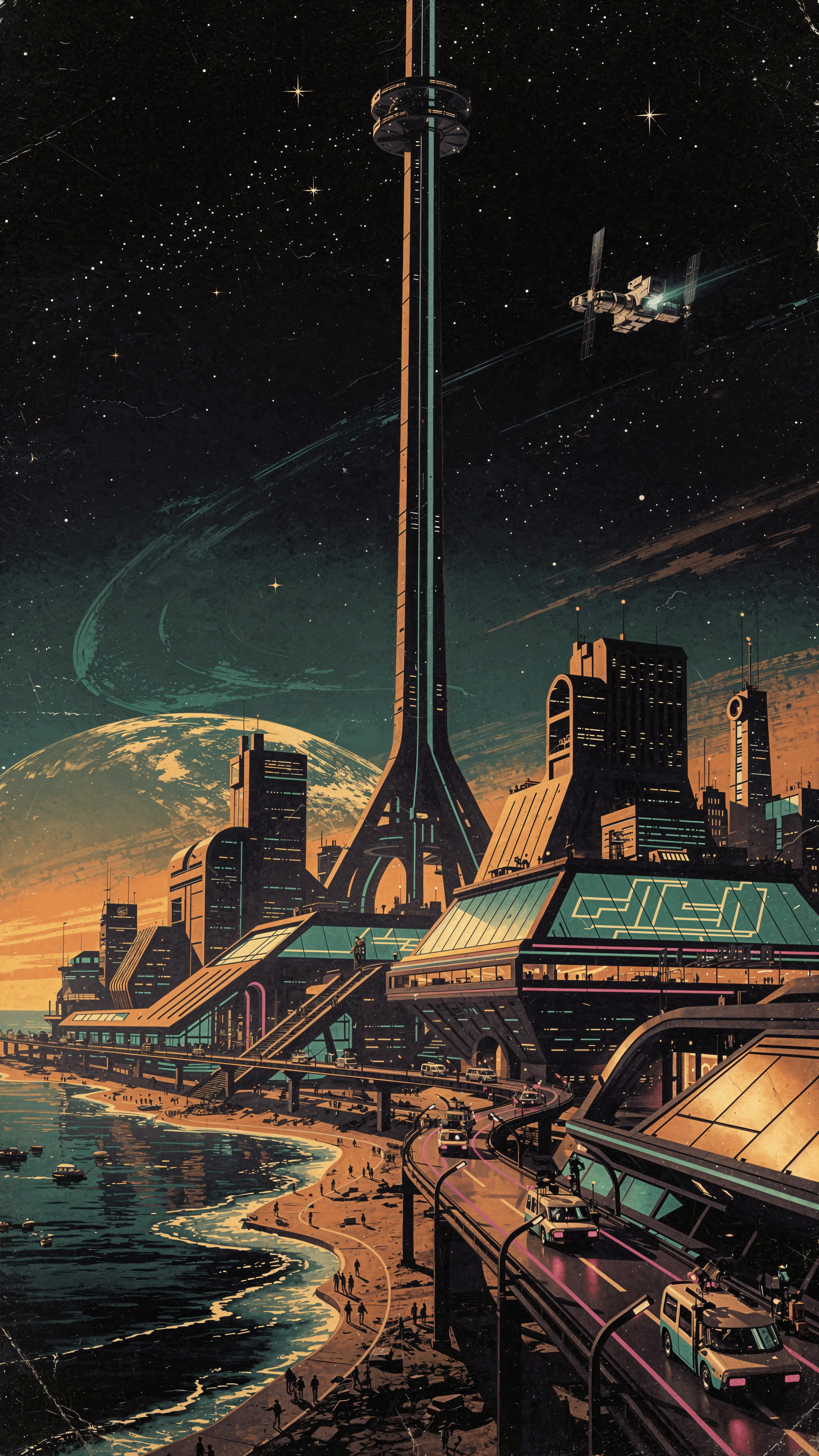 Spaceship Phone Wallpaper and iPhone Background: Free HD Download