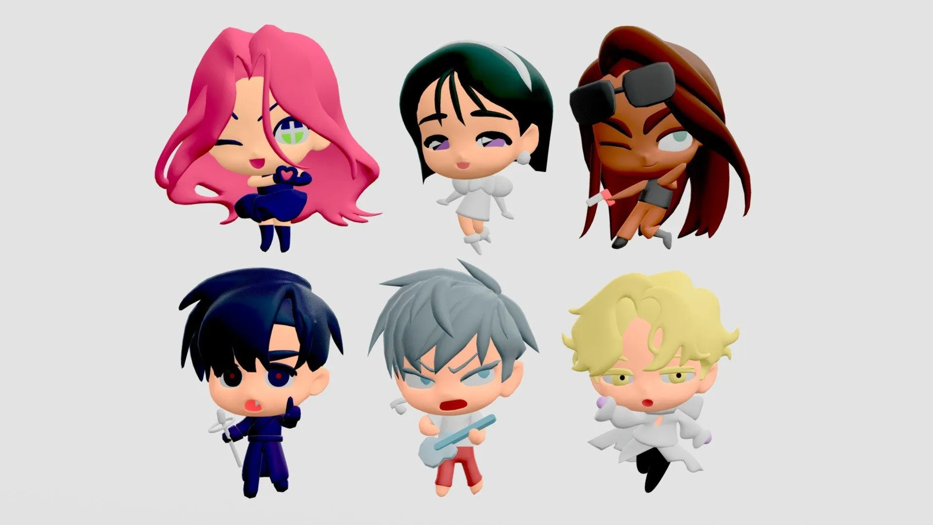Alien Stage Chibi Characters model by kaiixii [a0b77c7]