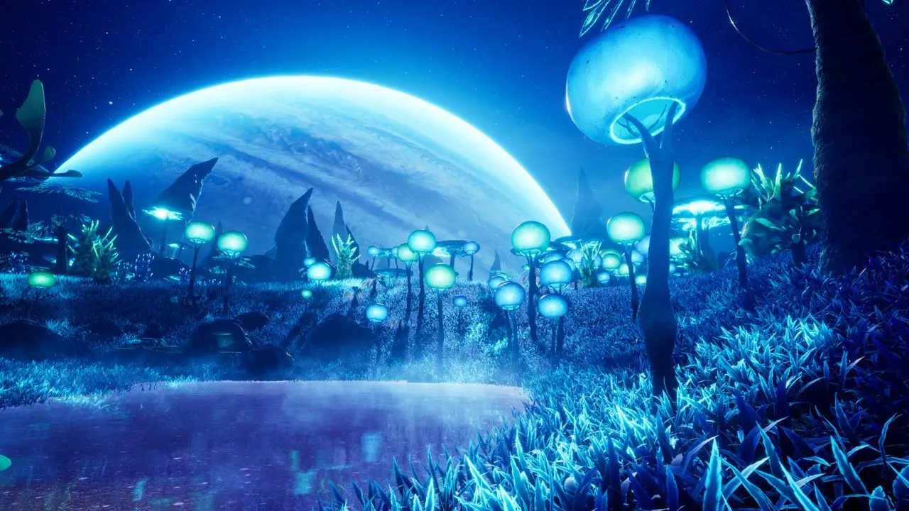 Alien Planet Fantasy Environment