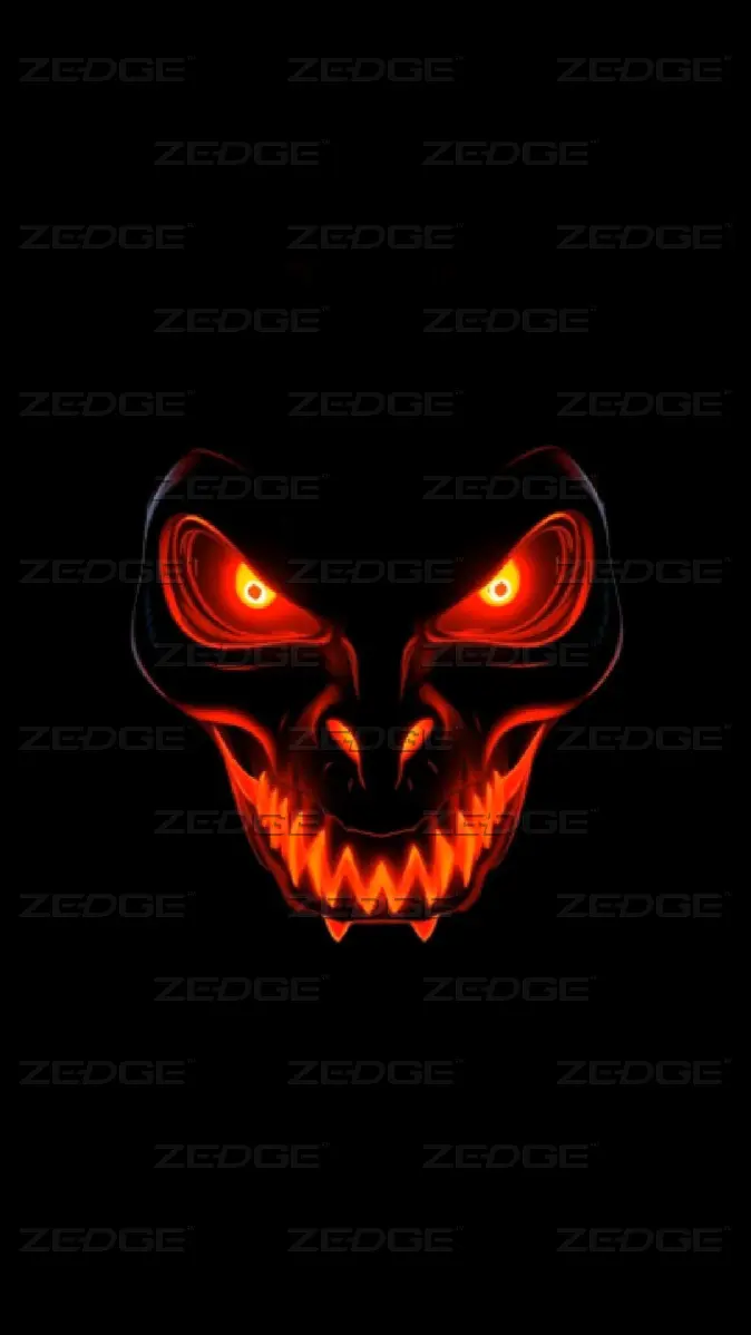 Red Demon Skull live wallpaper