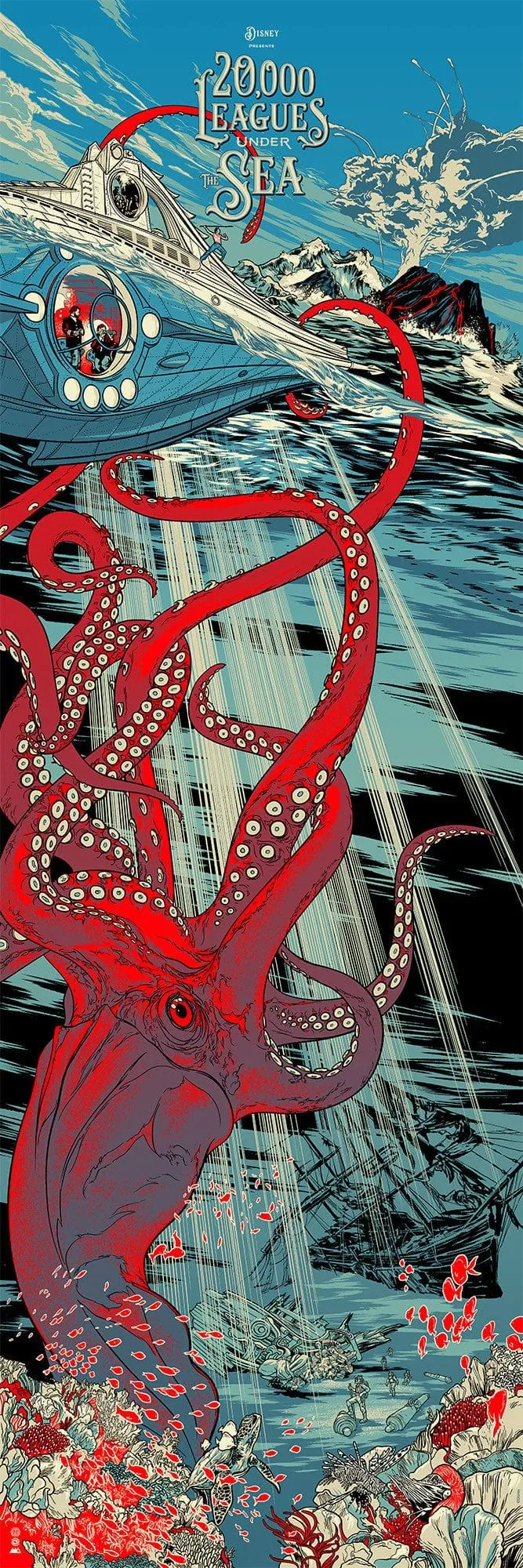 Mondo X Cyclops Print Works Print, 20,000 Leagues Under