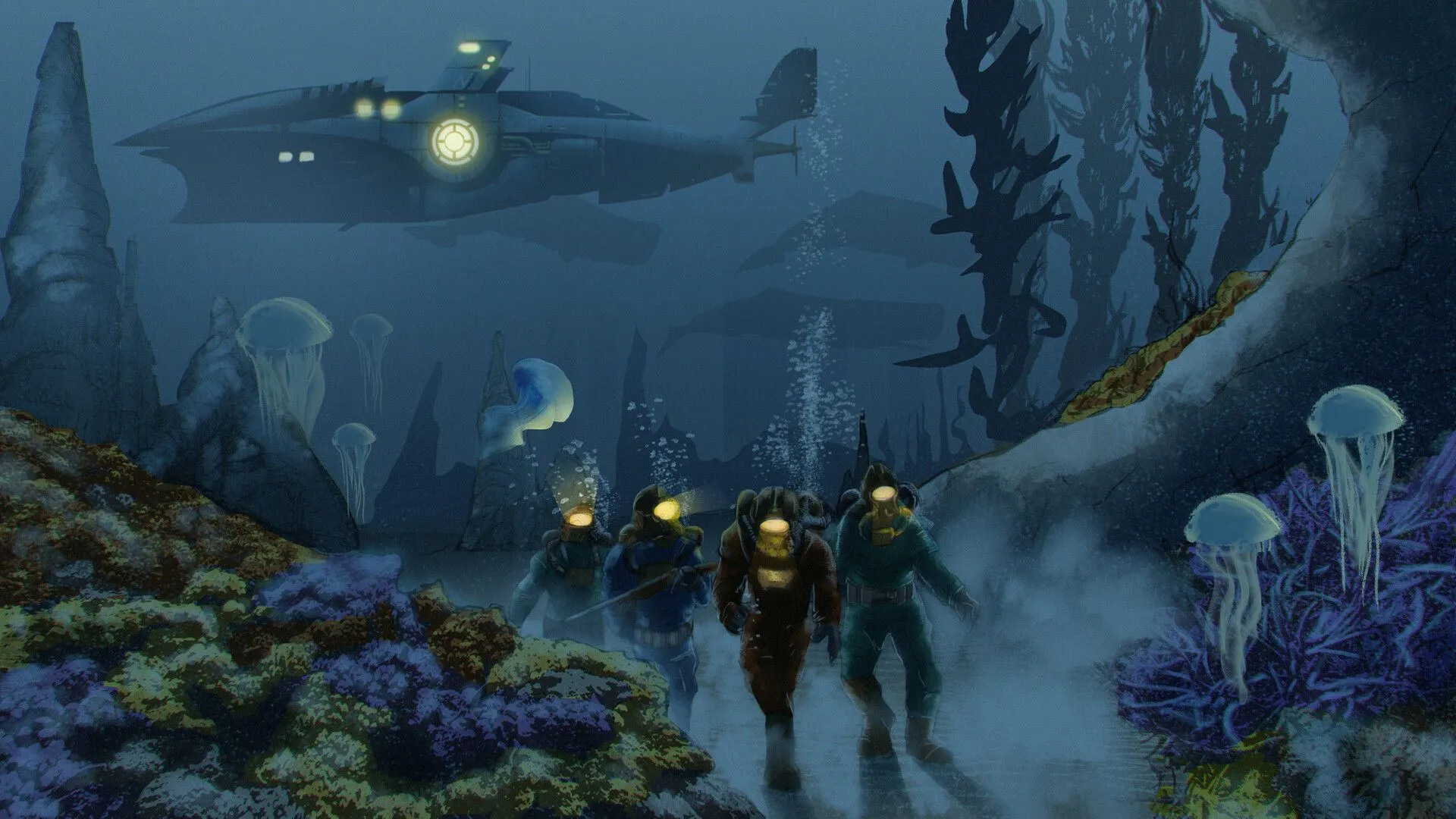 Roger Kashmir,000 Leagues under the sea Netflix series concept design