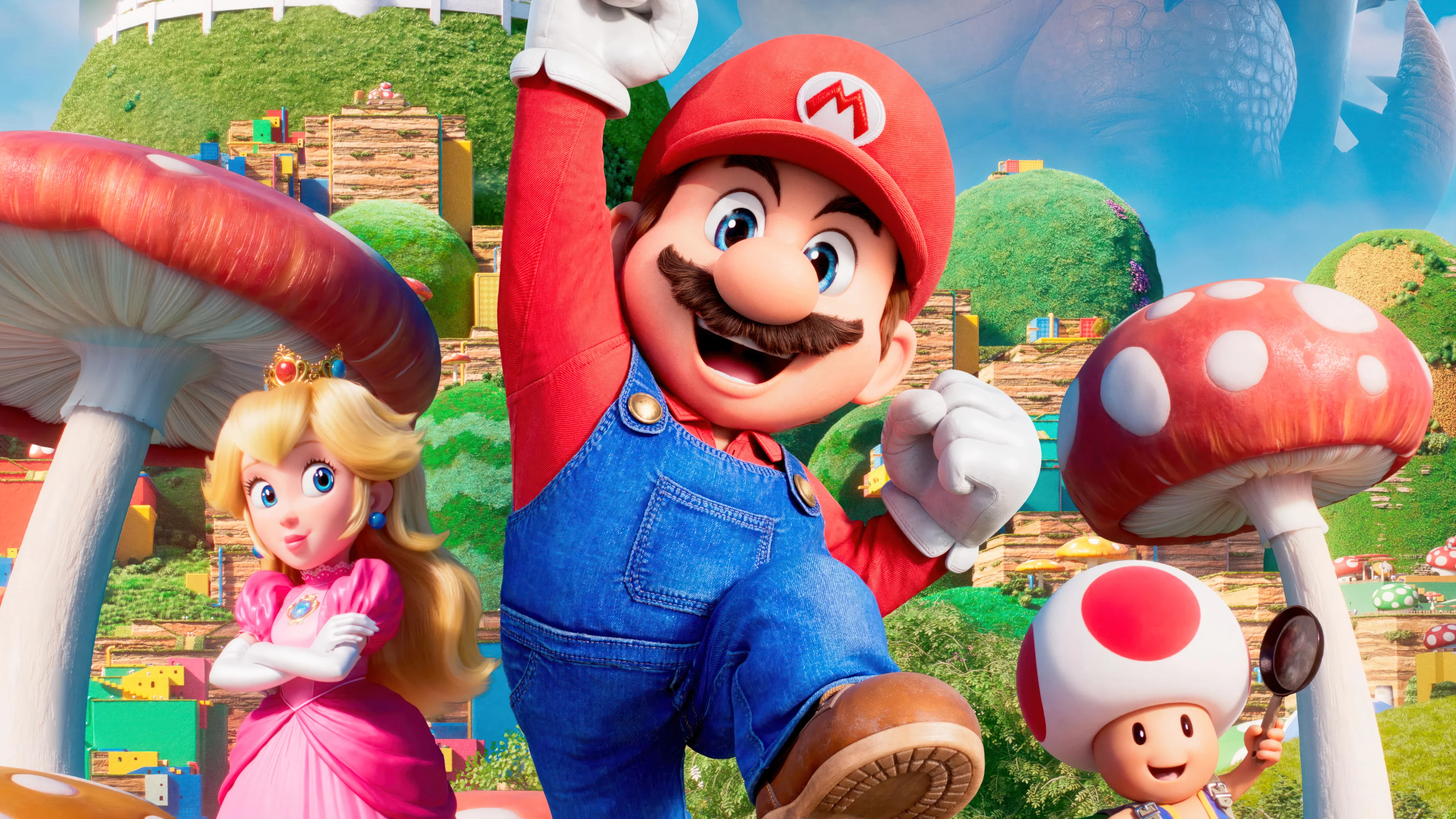 Super Mario Bros Movie Poster Wallpaper 4K for Desktop