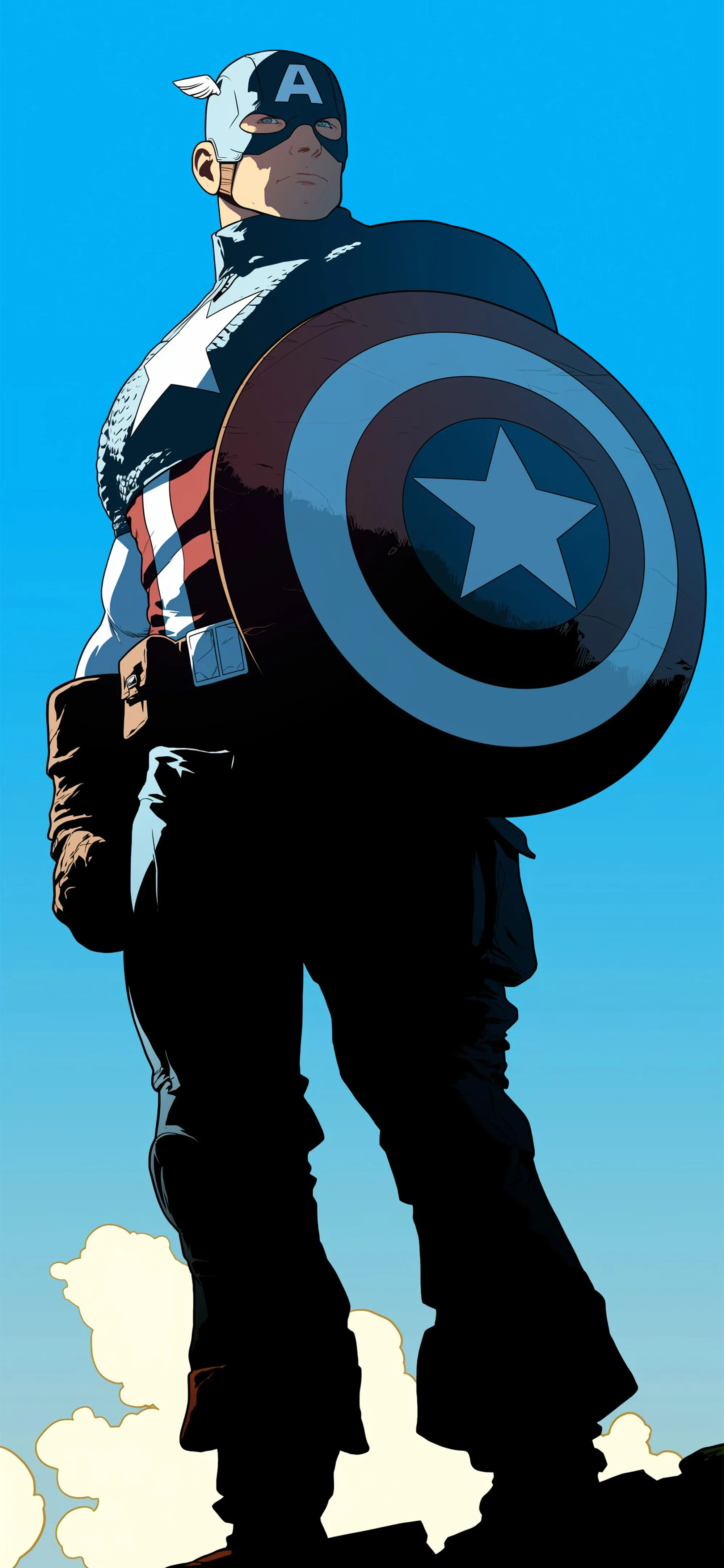 Captain America Shield Stance Wallpaper