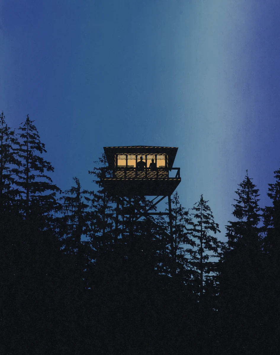 Lookout Tower: PNW Inspired Art Print