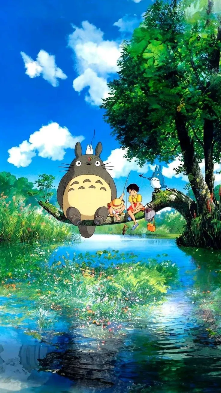 My little bff wallpaper. Matching wallpaper for three, Matching wallpaper for four, Studio ghibli totoro wallpaper