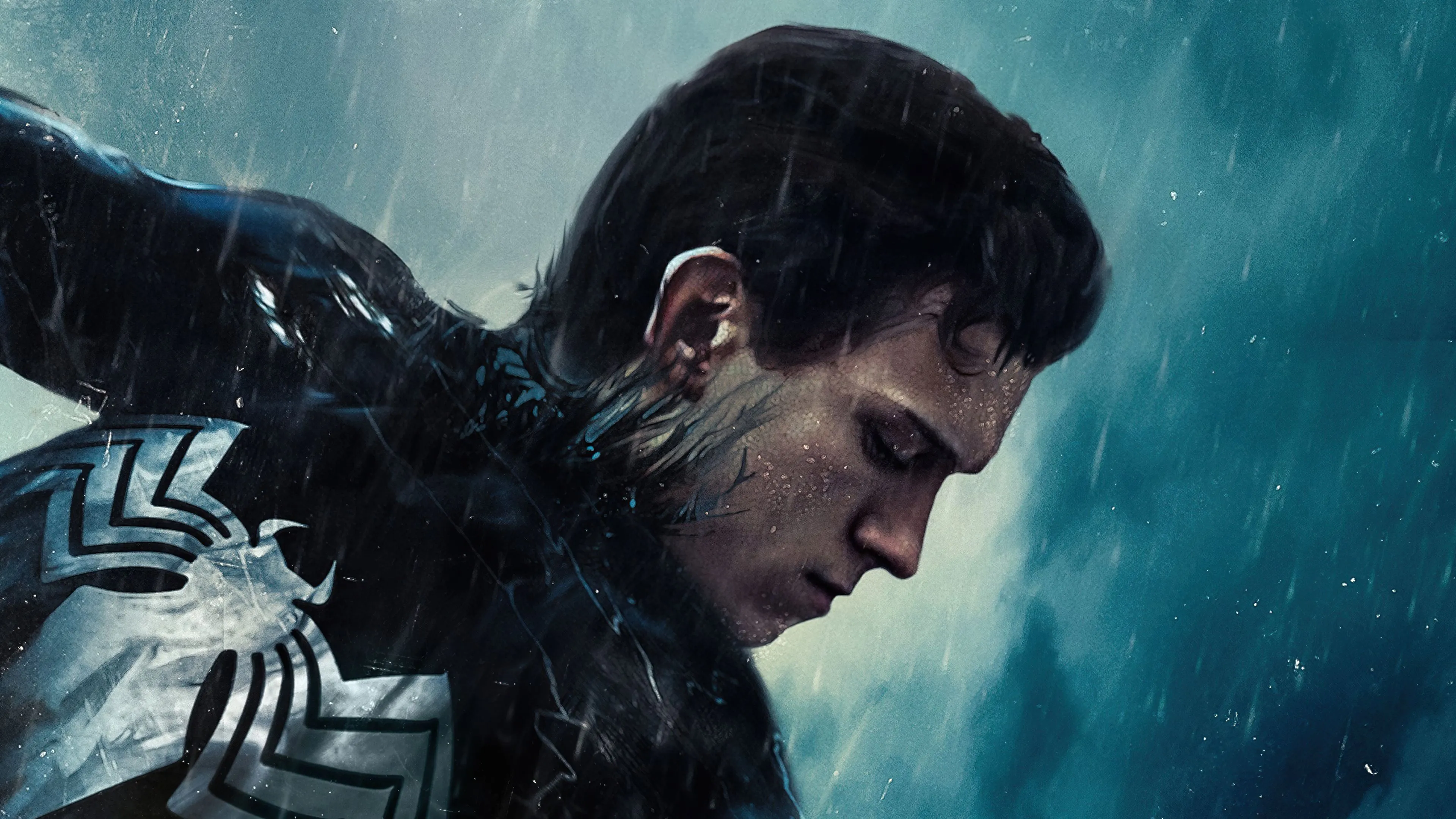 Spiderman Black Symbiote Suit Mask Off Wallpaper, HD Superheroes Wallpaper, 4k Wallpaper, Image, Background, Photos and Picture