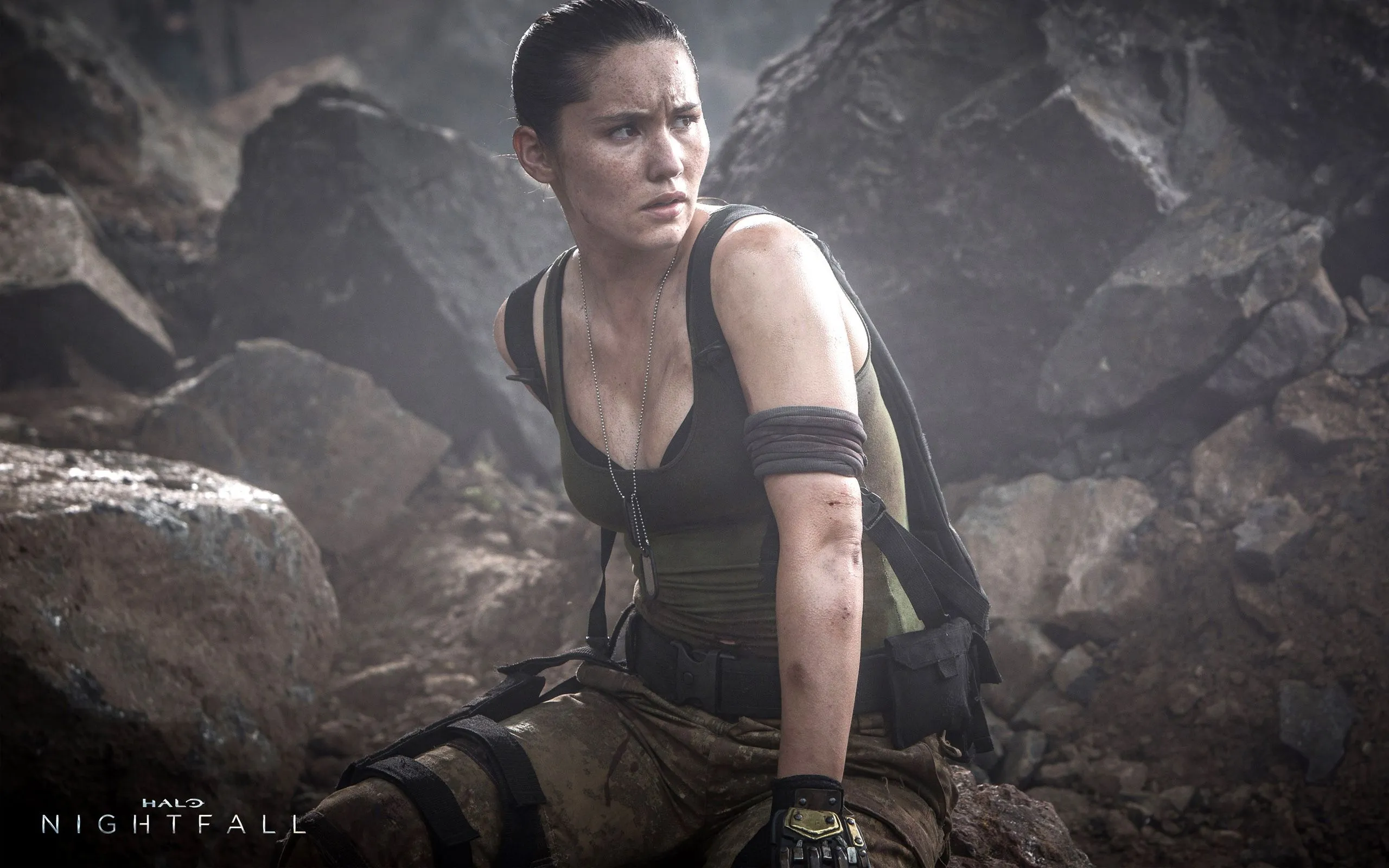 Download Talitha Macer Christina Chong TV Show Halo: Nightfall HD Wallpaperx1600