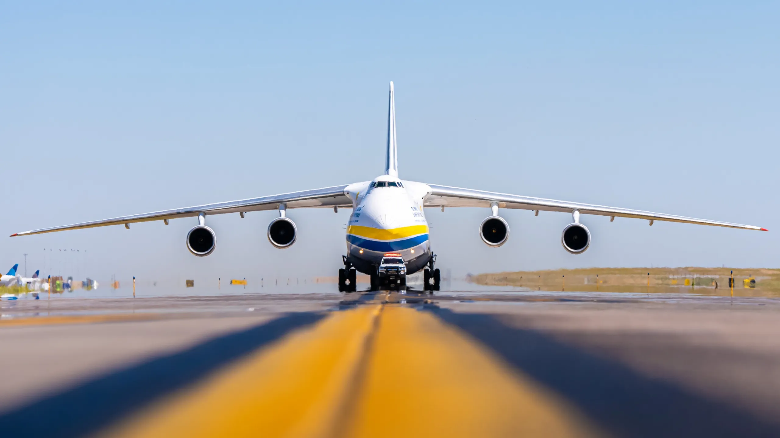 Denver International Airport welcomes rare Ukrainian plane