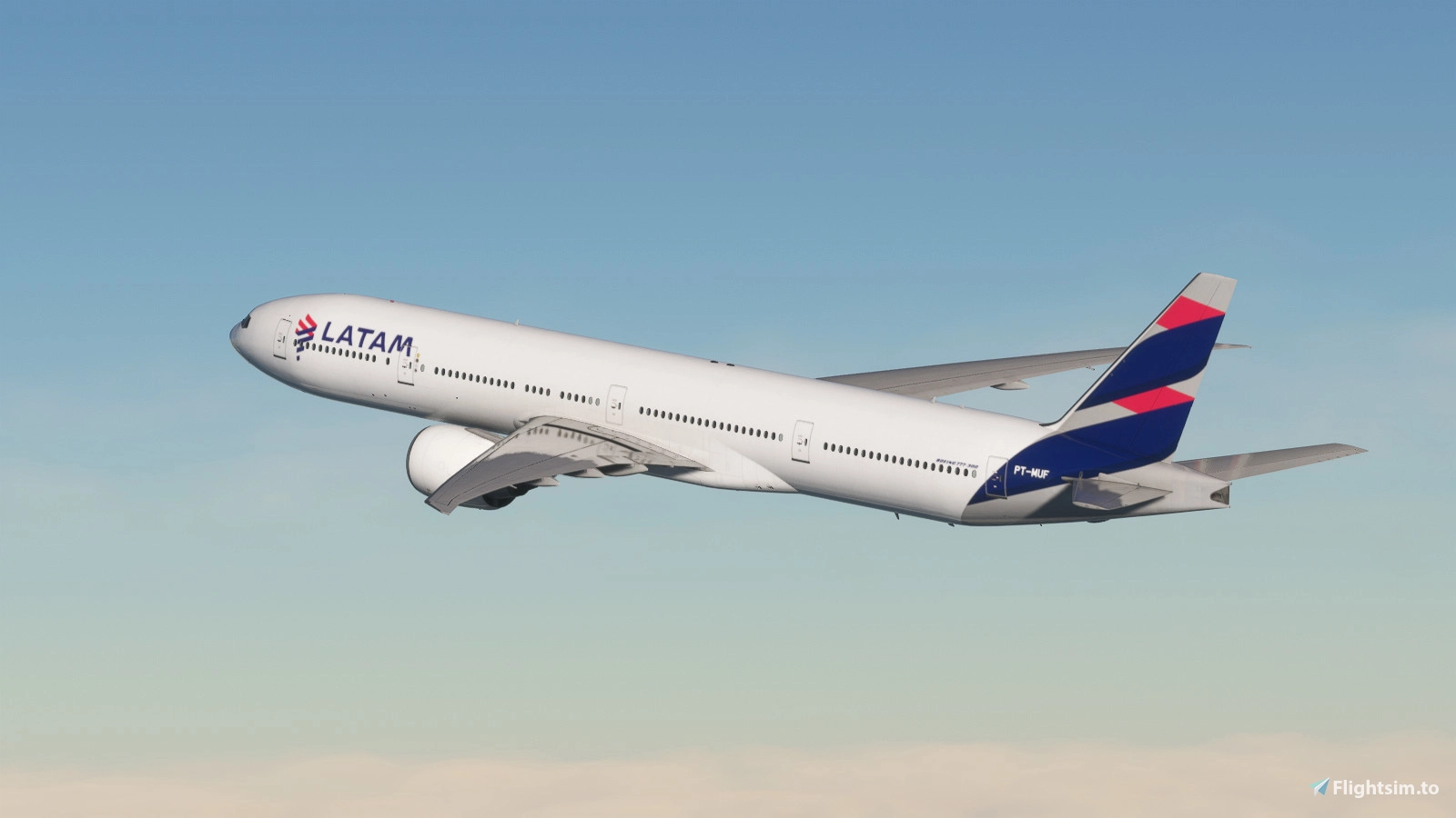 Latam Airlines Fleet Pack 1 W Cabin [4K 8K]. PMDG 777 300ER Liveries For MSFS