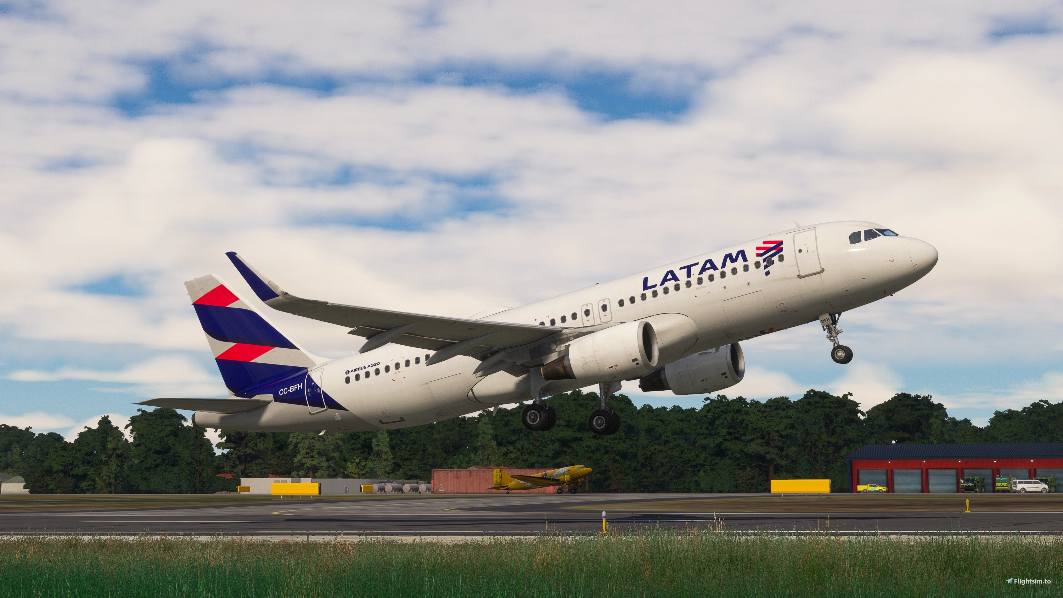 Fenix A320 LATAM Airlines. CC BFHK Liveries For MSFS