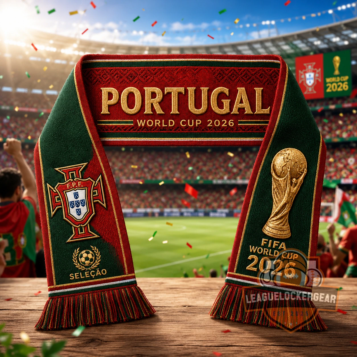 Portugal FIFA World Cup 2026 Scarf