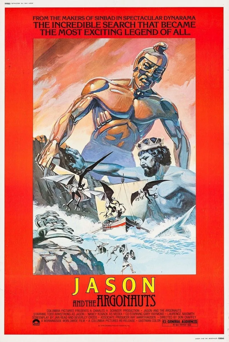 NEW Jason and the Argonauts Movie Poster Print or Canvas FREE SHIPPING