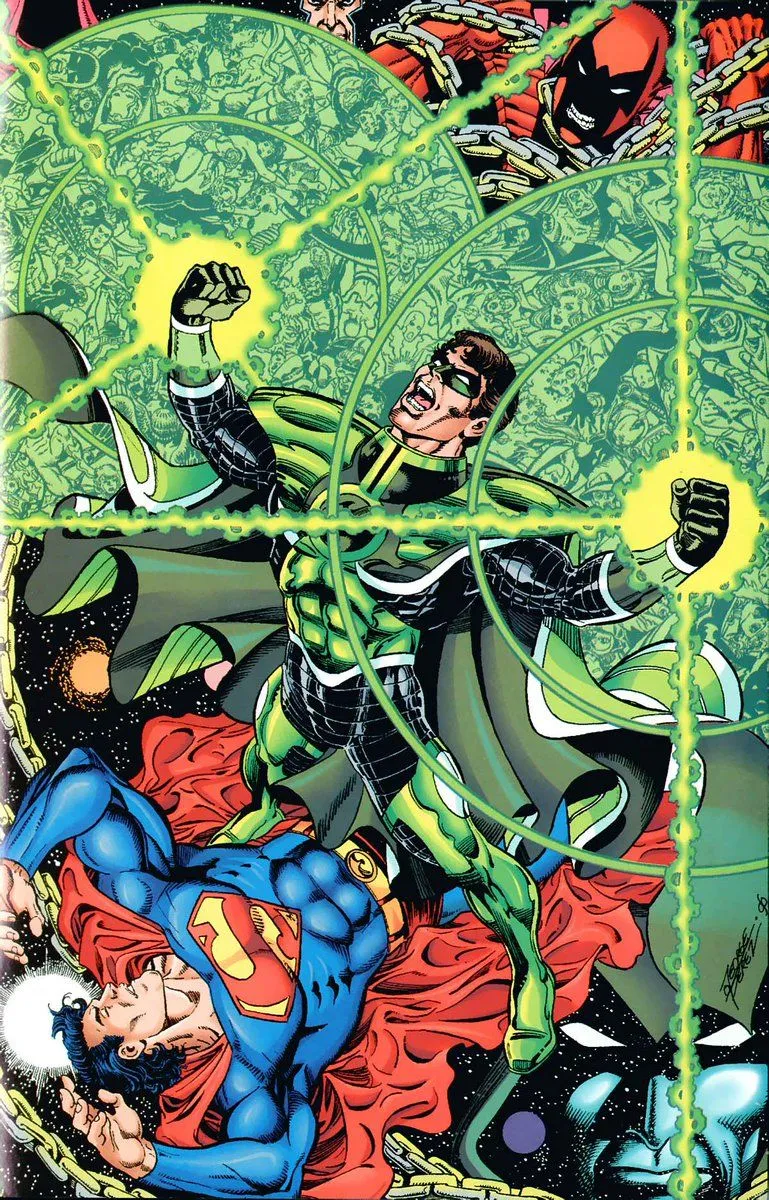 Green Lantern pin up by George Perez @perezartist