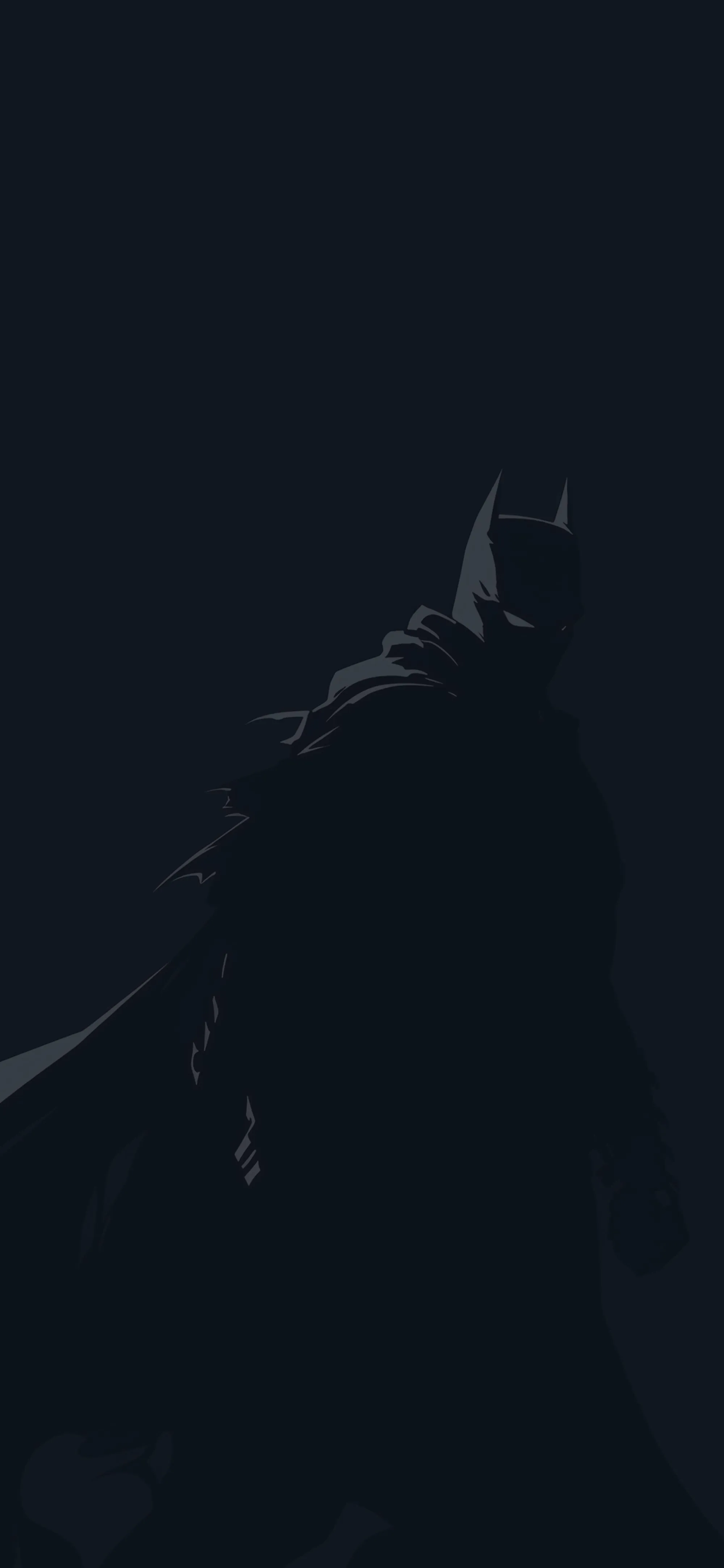 Batman Silhouette Dark Wallpaper DC Superhero Wallpaper