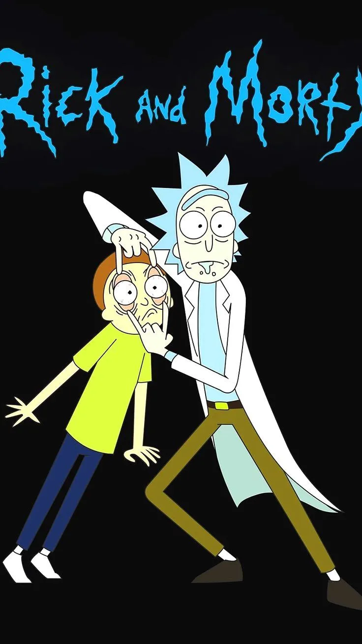 Black wallpaper aesthetic green rick. Rick and morty green background, Black rick and morty wallpaper
