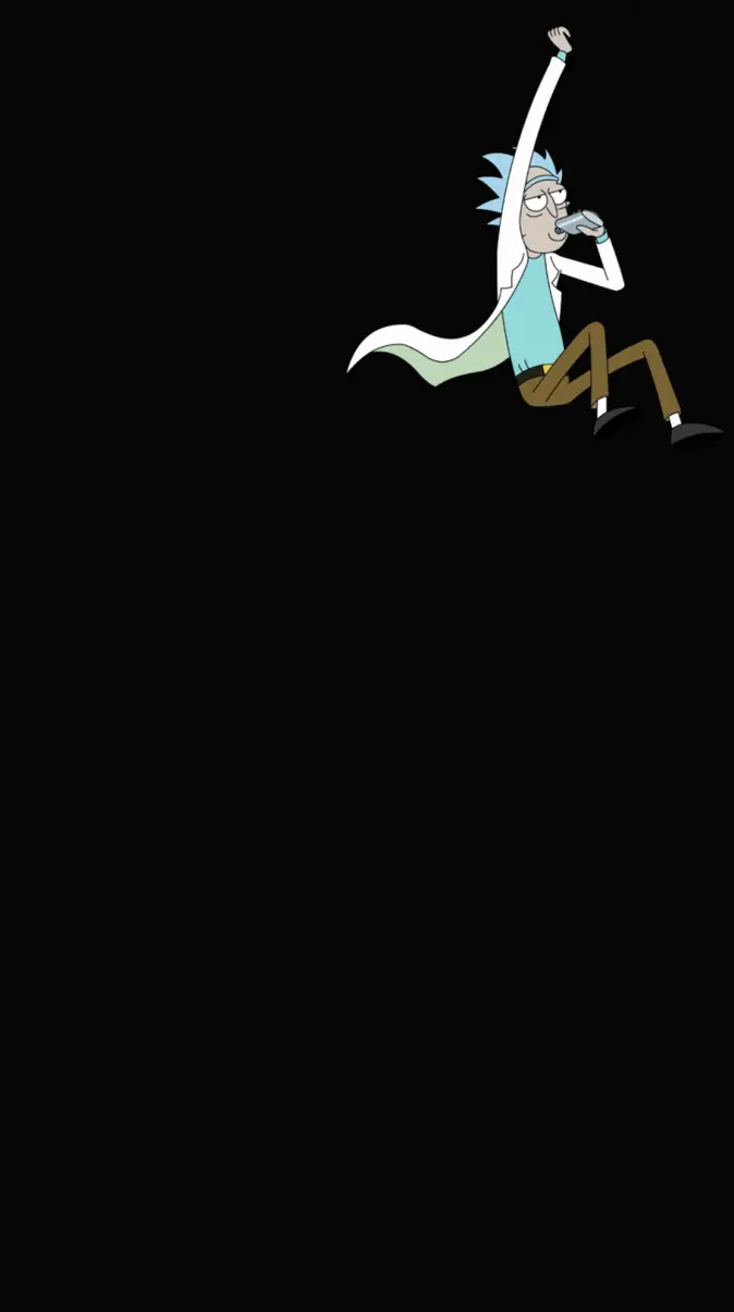 Rick black wallpaper