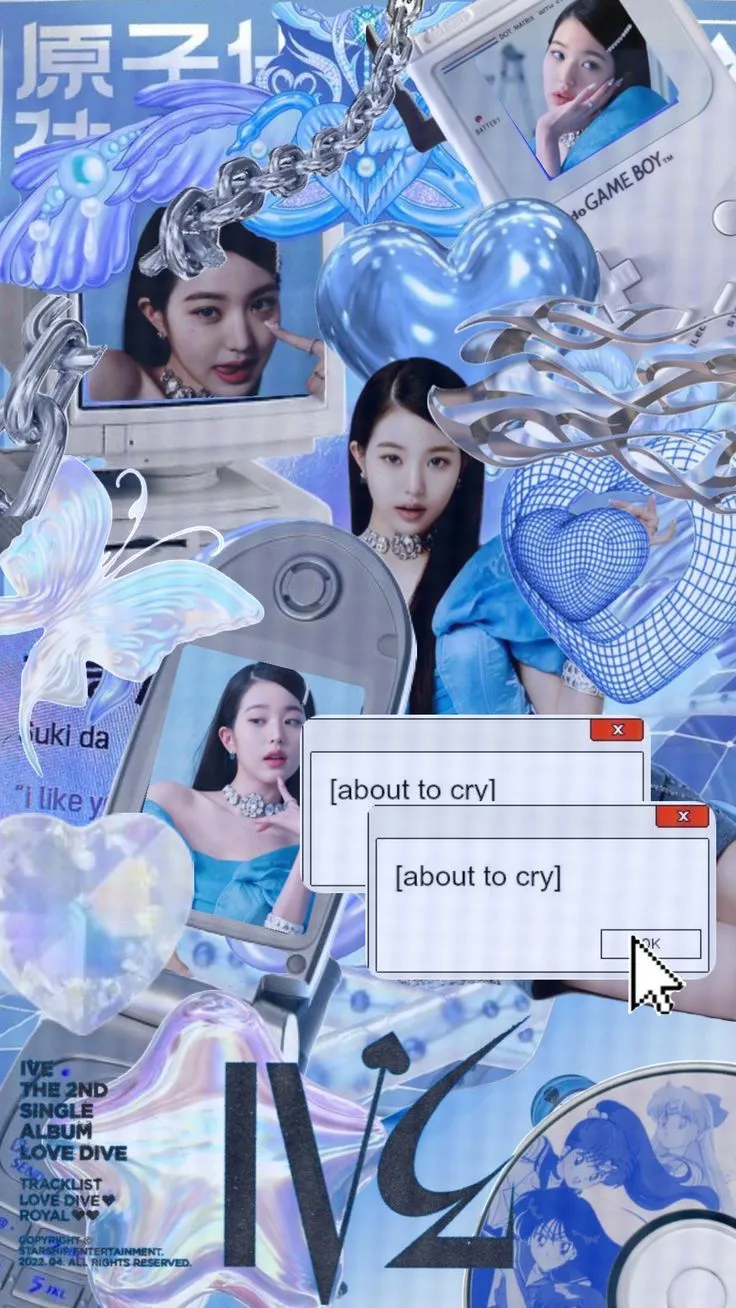wonyoung #ive #lovedive #ivelovedive #blue #aesthetic
