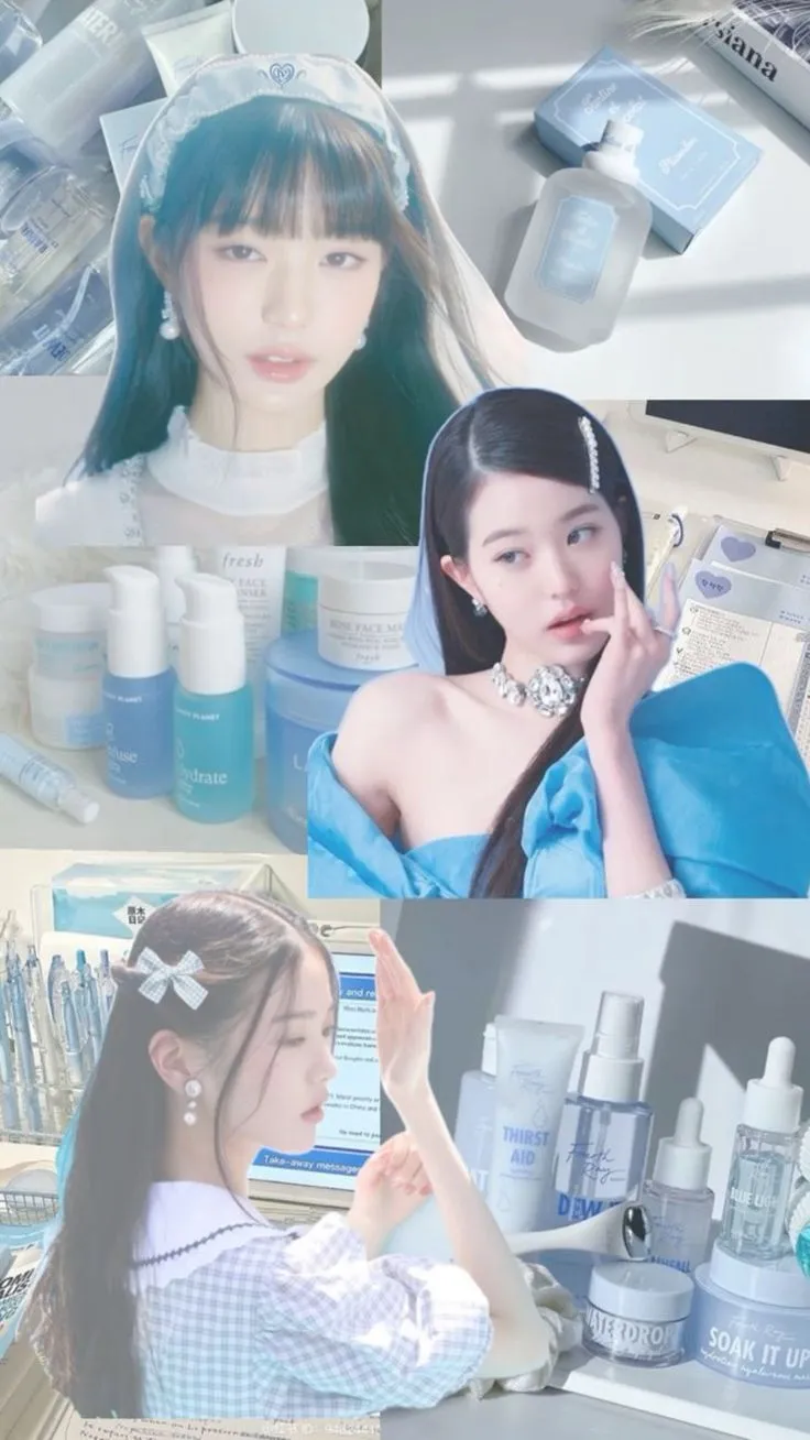 Blue Wonyoungism collage
