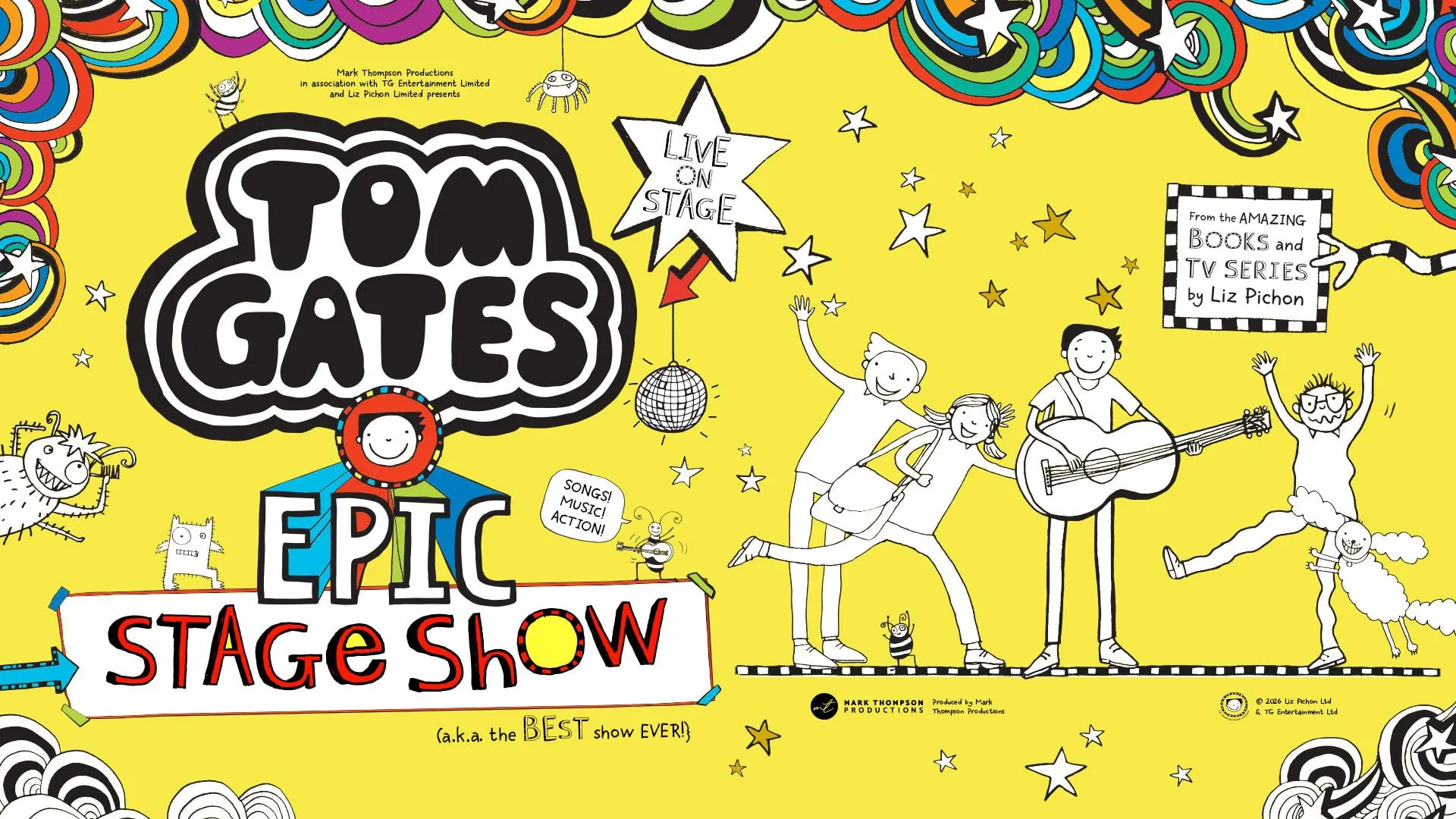 Tom Gates Epic Stage Show at London Richmond Theatre tickets