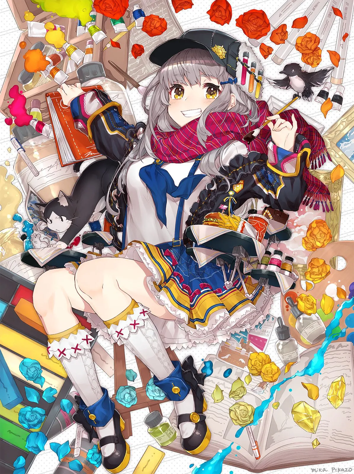 Original Mobile Wallpaper by Mika Pikazo Anime Image Board