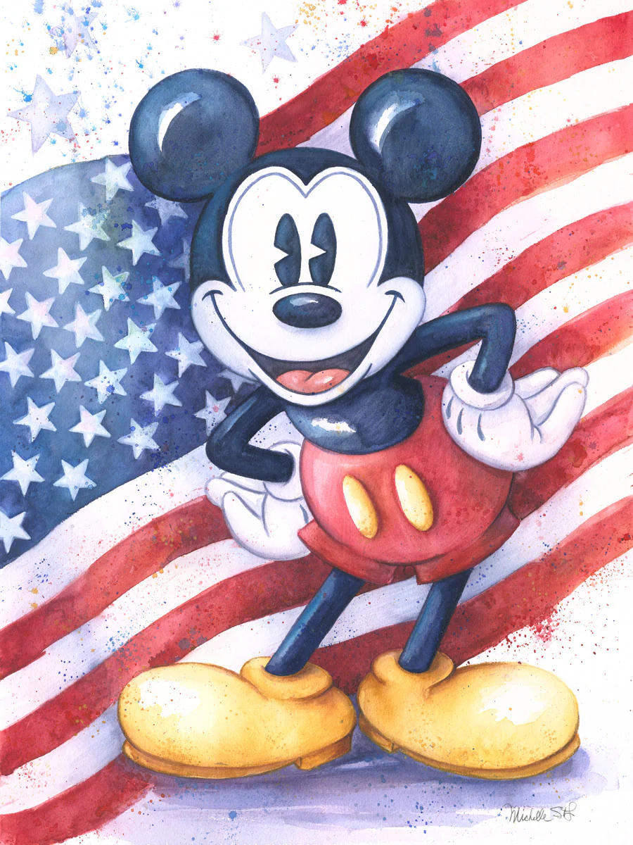 American Mouse by Michelle St.Laurent. Signed and Numbered Edition