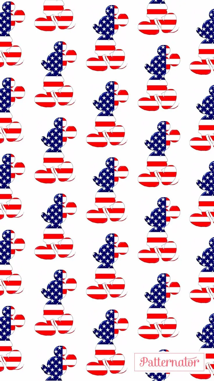 4th of July Mickey Mouse iPhone Wallpaperth of july stitch wallpaper, Cute patriotic wallpaper
