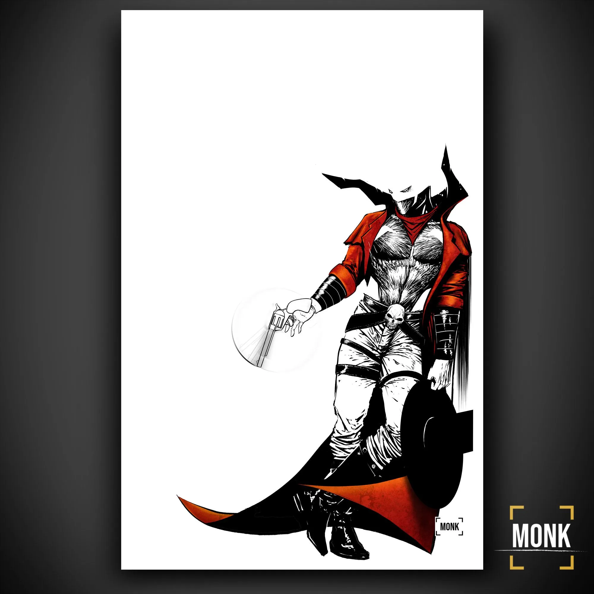 Gunslinger Spawn negative Space
