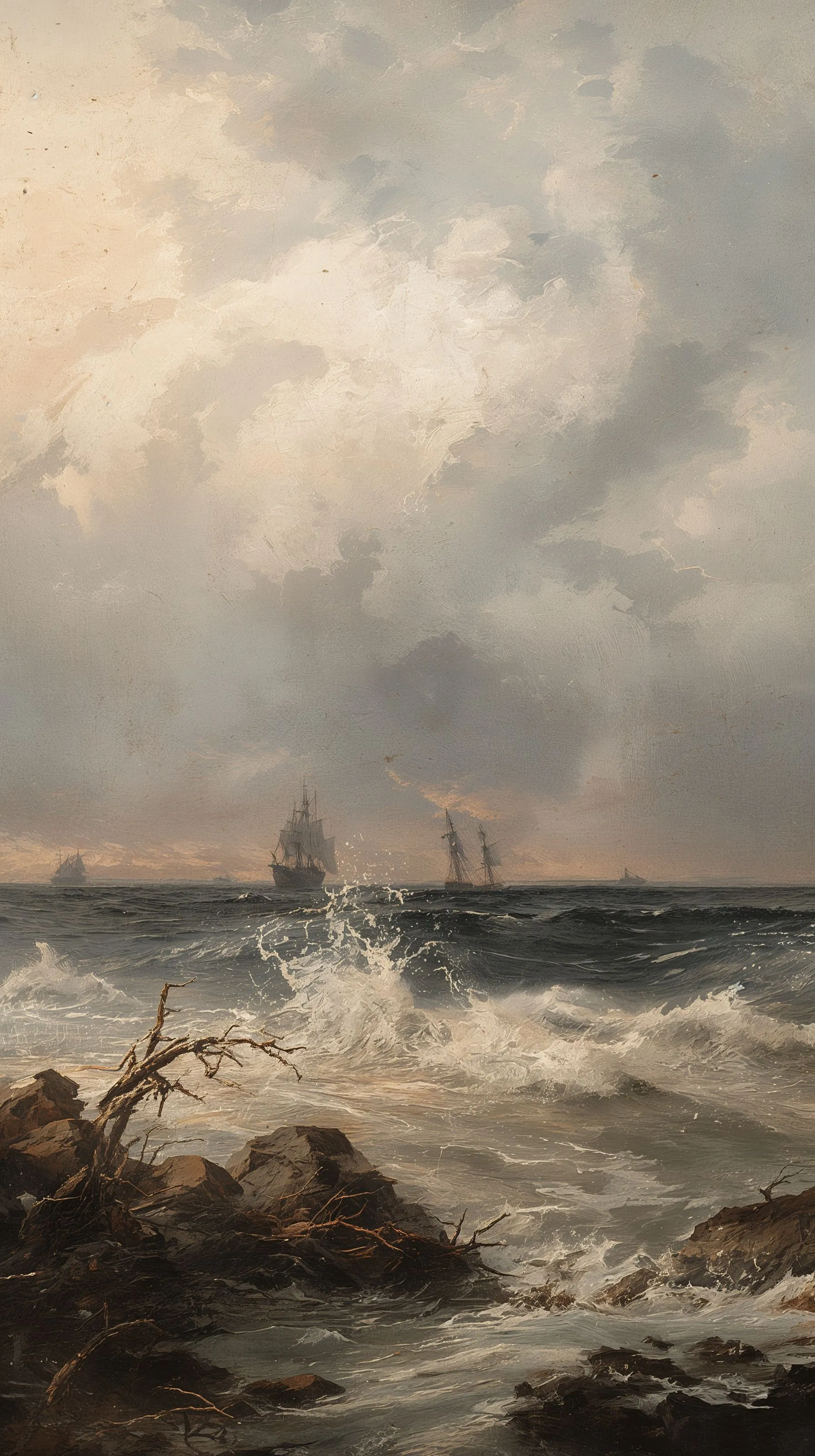 Free Vintage Painting Wallpaper